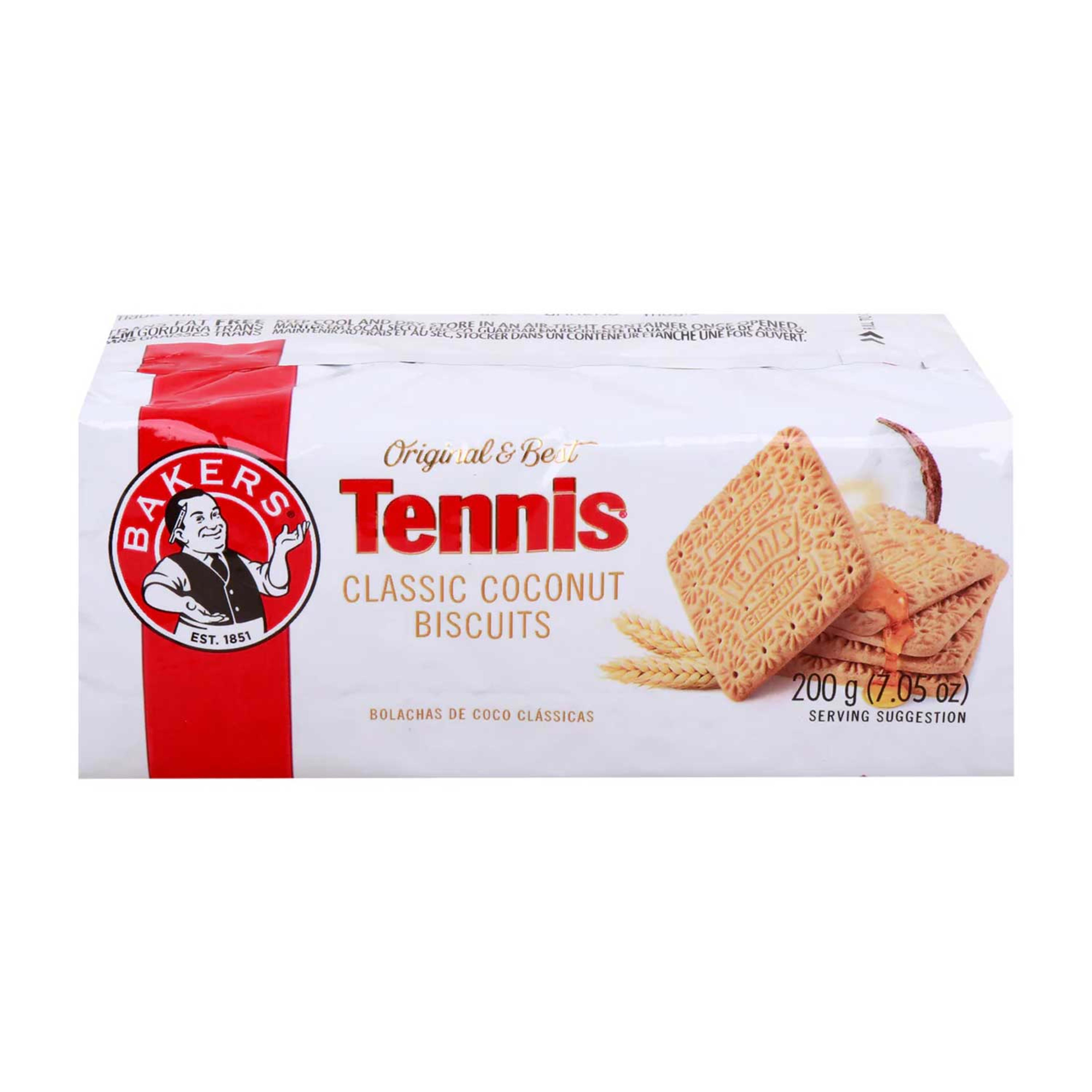 Bakers Tennis Classic Coconut Biscuits 200gm