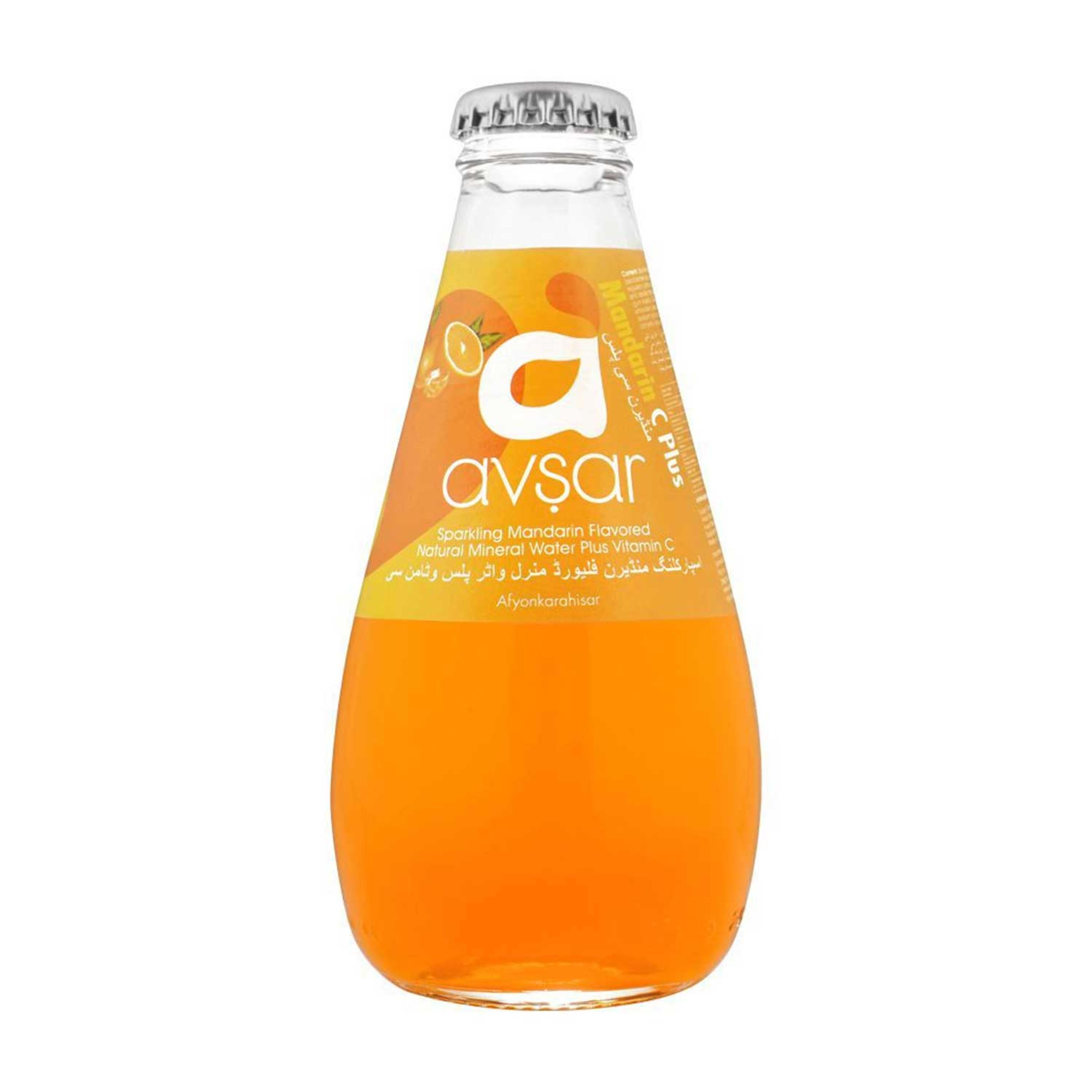 Avsar Sparkling Mandarin Flavored Mineral Water 200ml