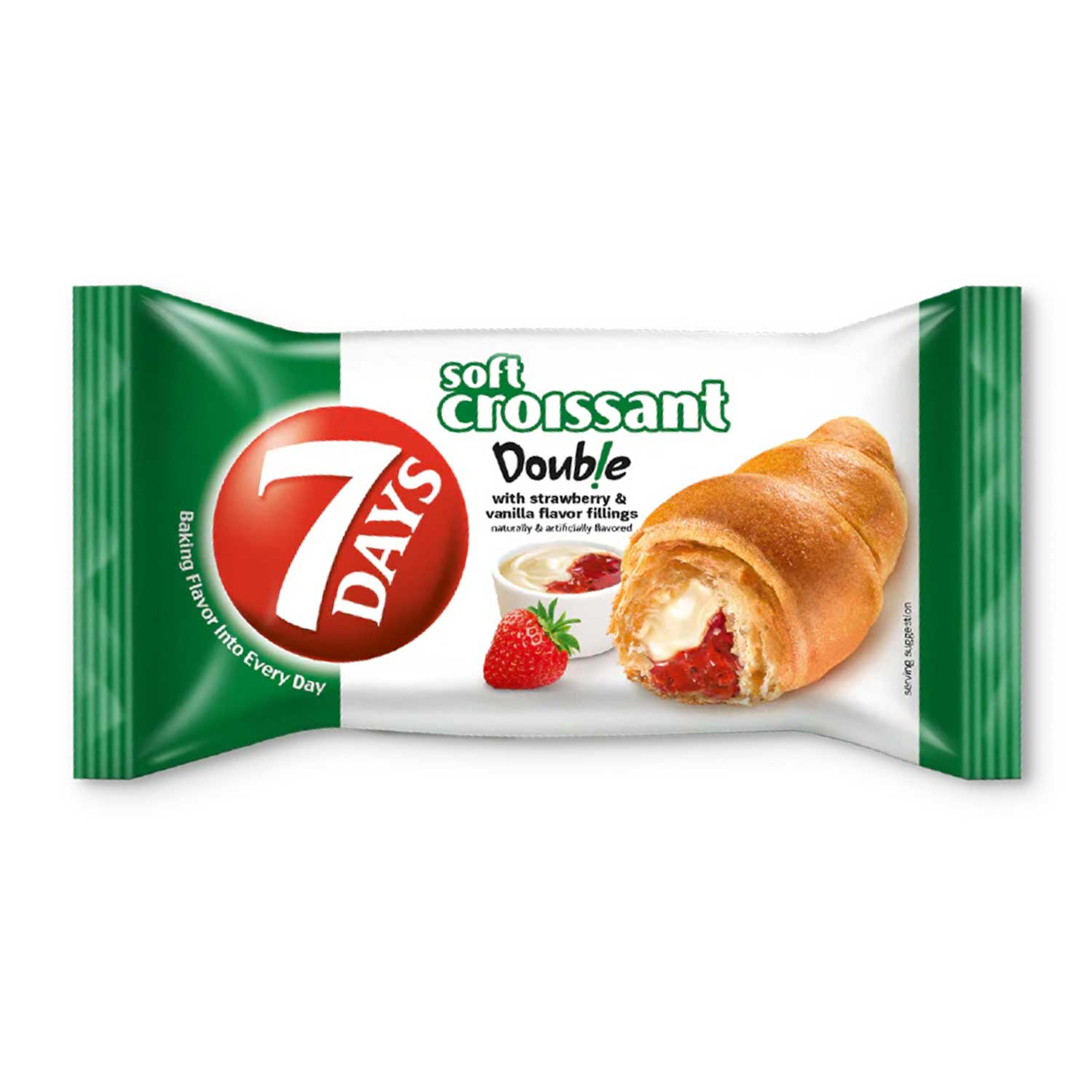 7days Double Croissant Vanilla & Strawberry 55gm