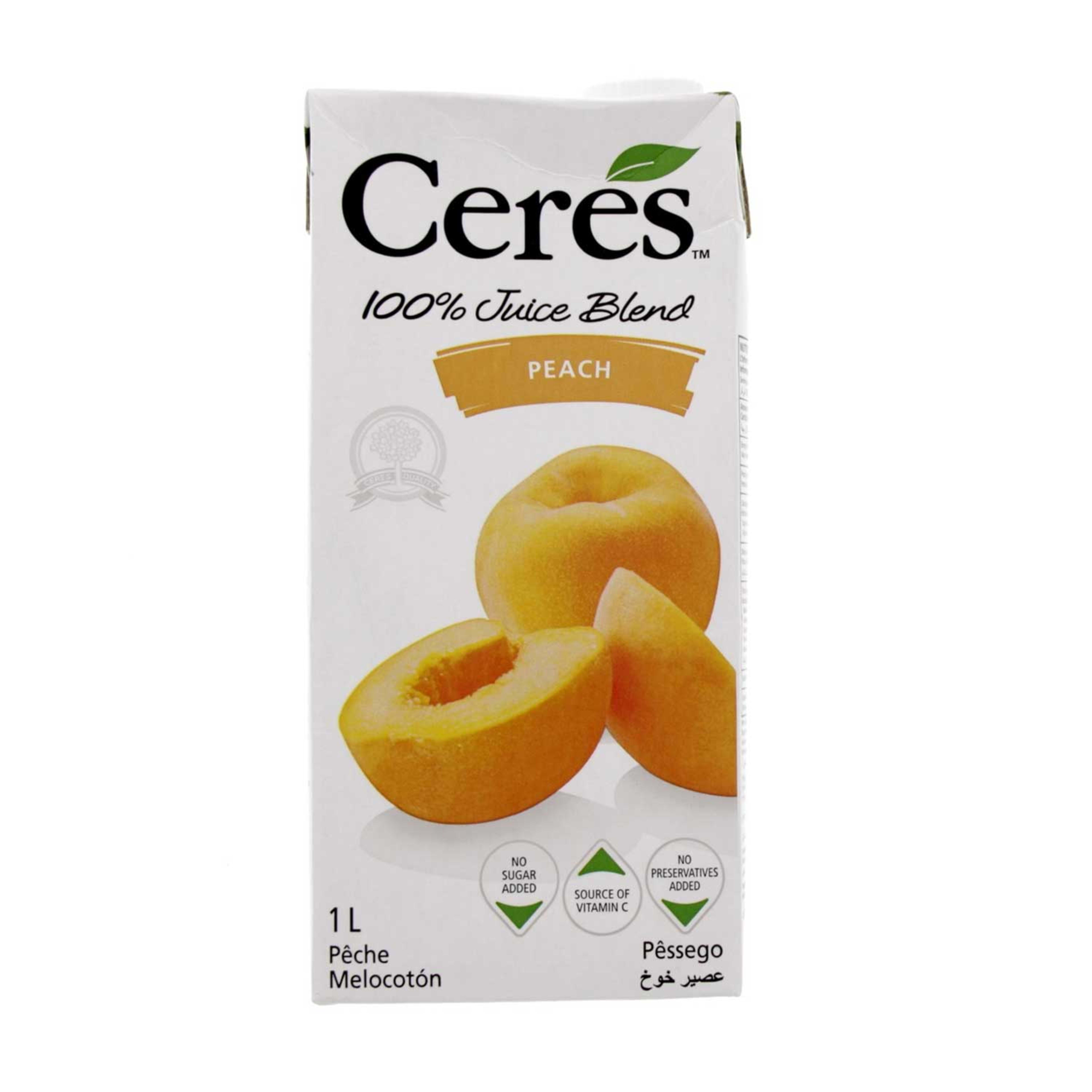 Ceres Peach Juice 1ltr