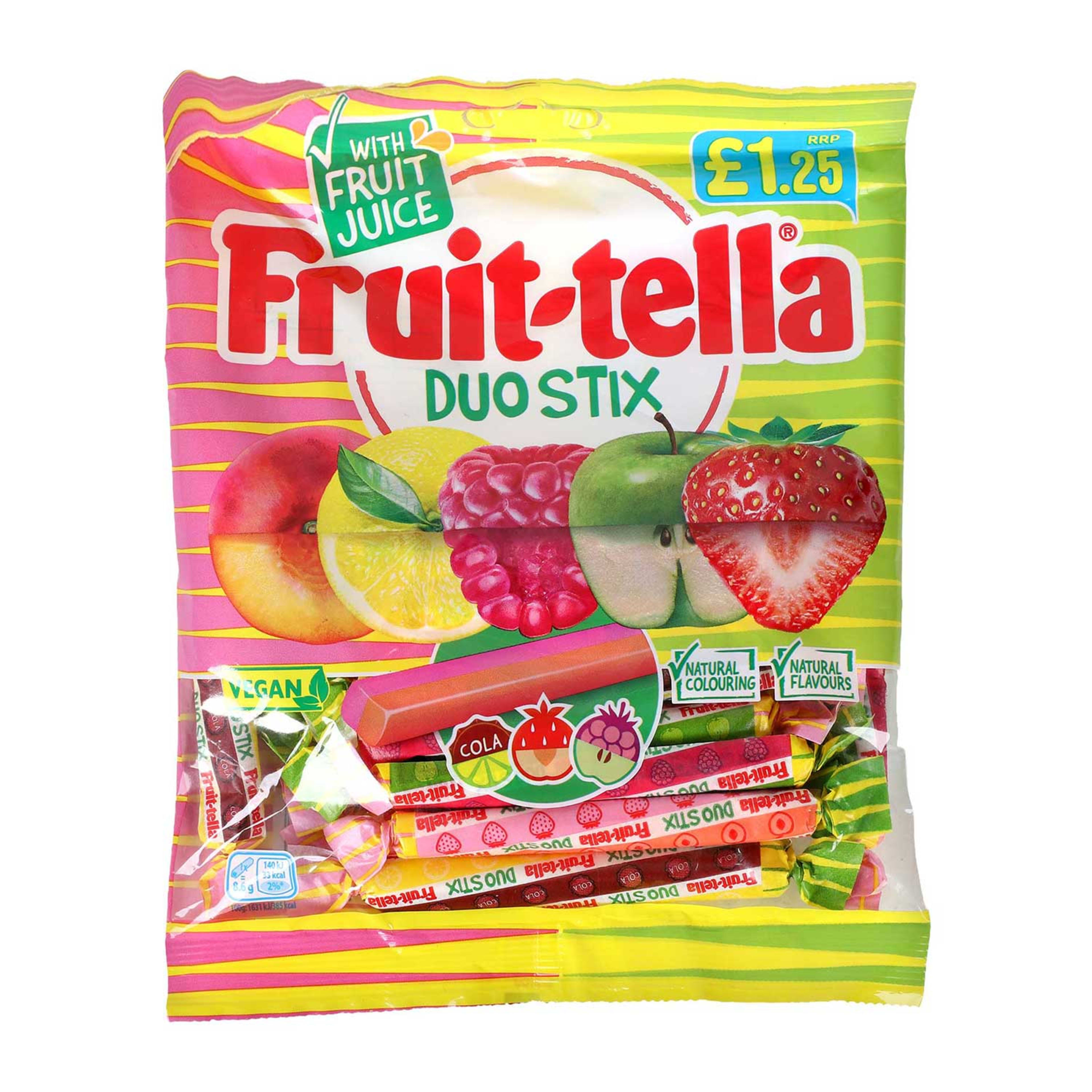 Fruittella Duo Stix Candy 135gm