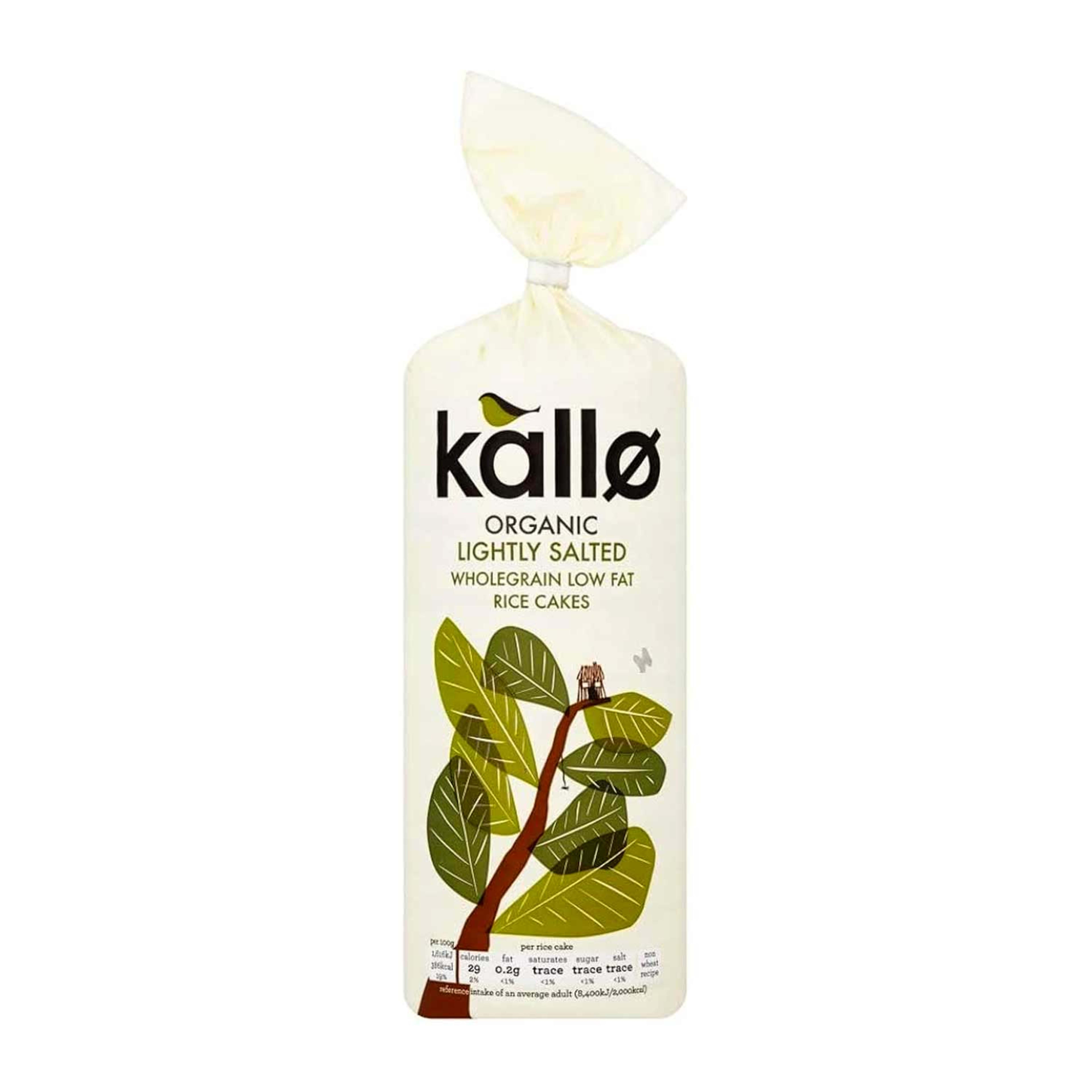 Kallo Organic Lightly Salted Rice Cakes 130gm