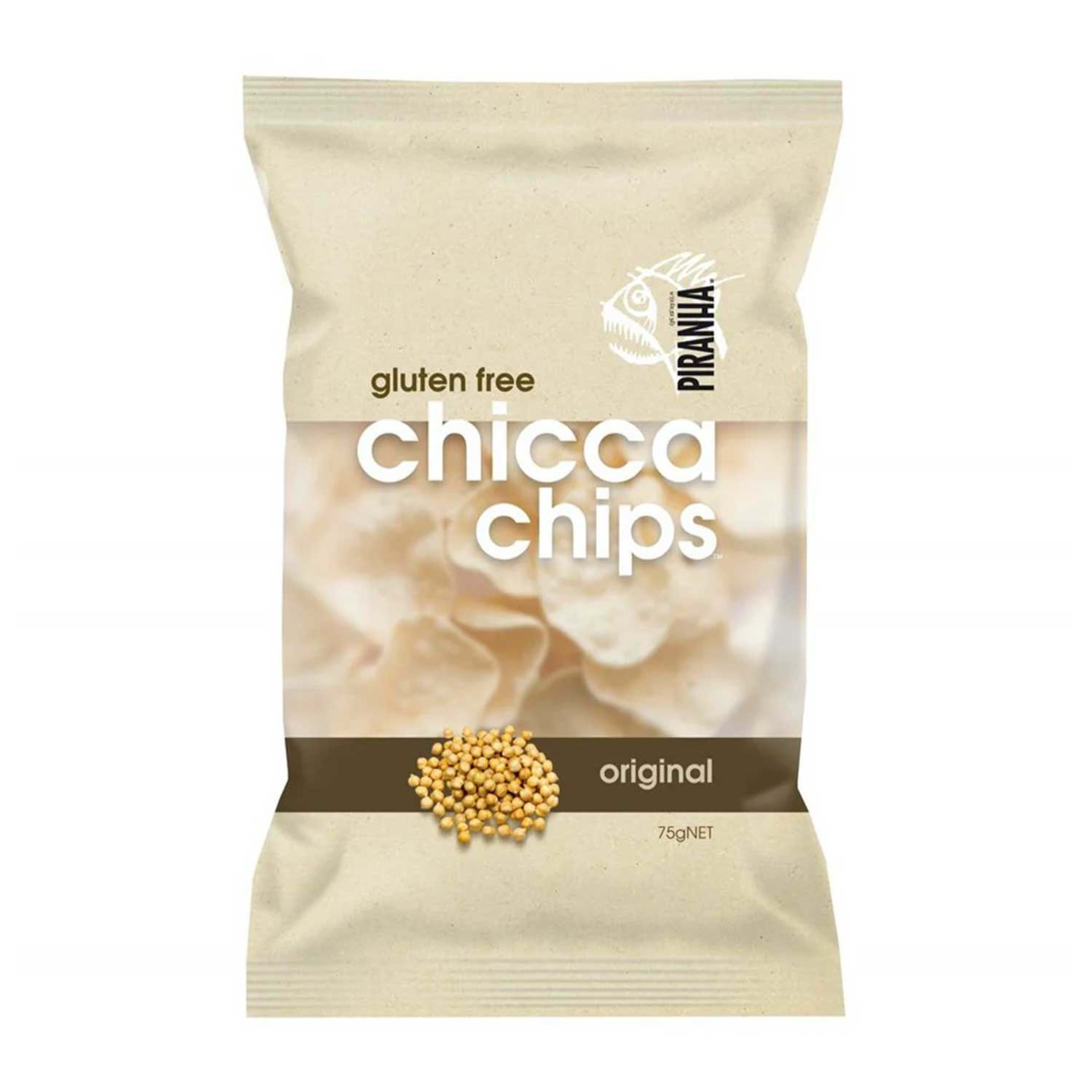 Piranha Gluten Free Chicco Chips Original 75gm