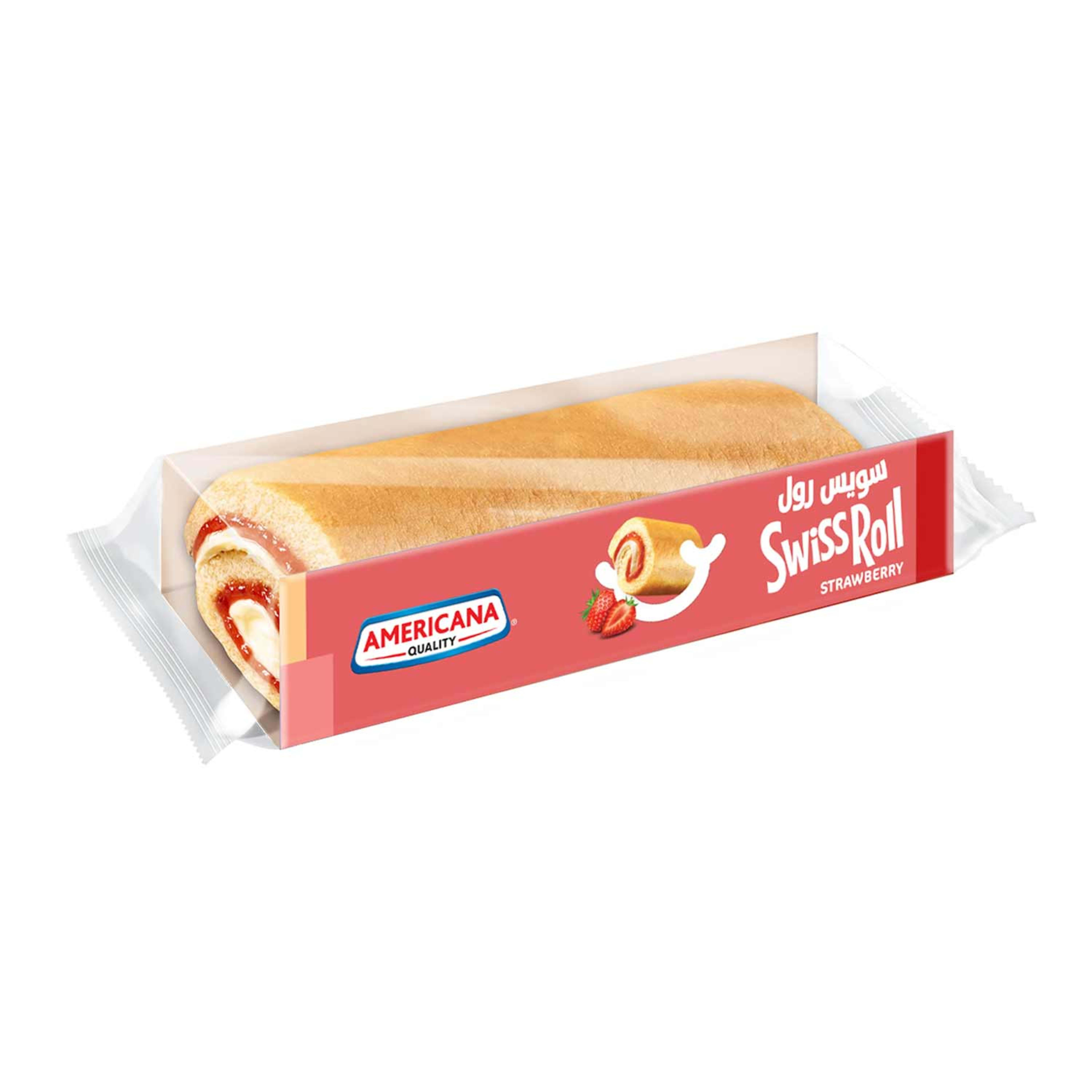Americana Swiss Roll Strawberry 110gm