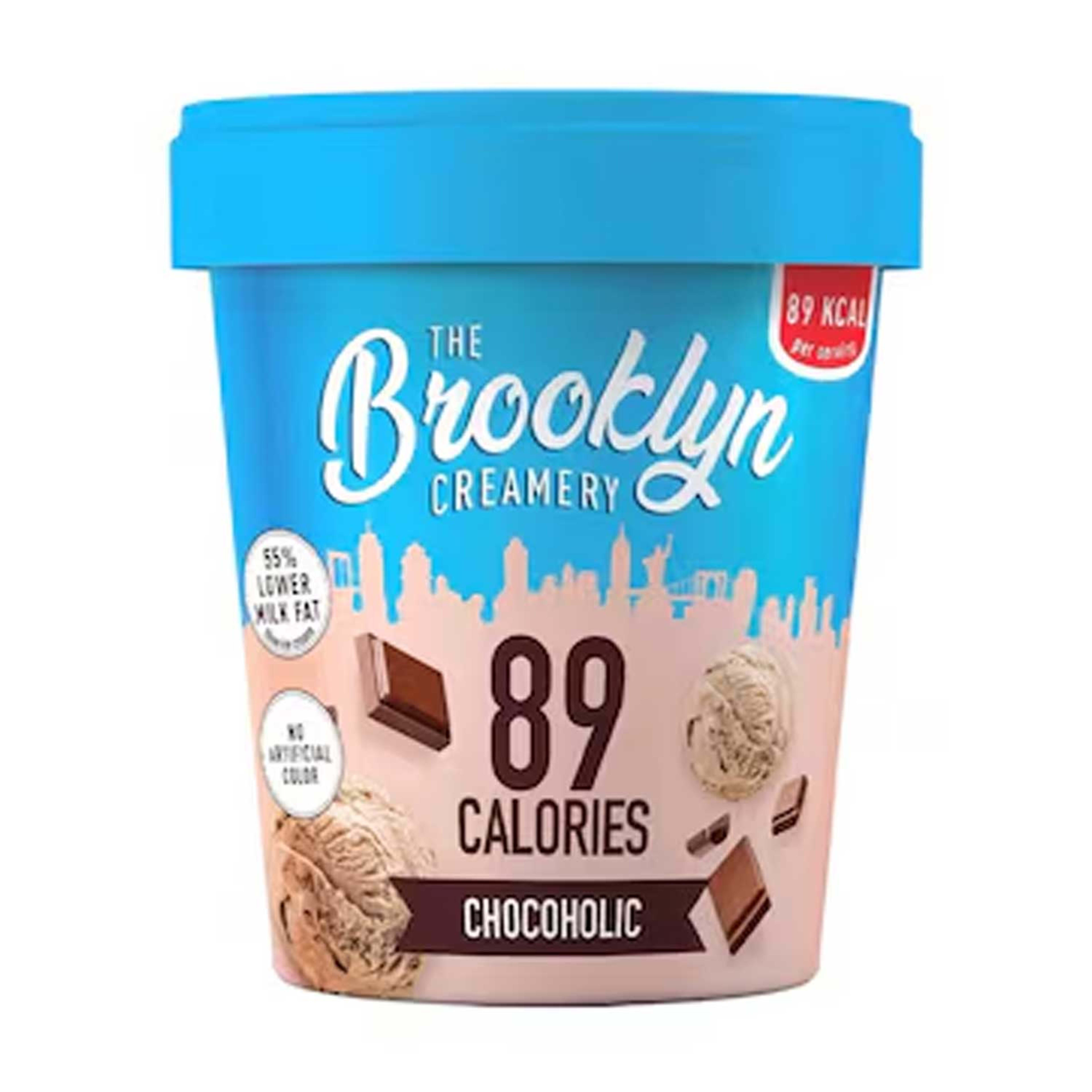 Brooklyn Low Calories Chocoholic Ice Cream 125ml