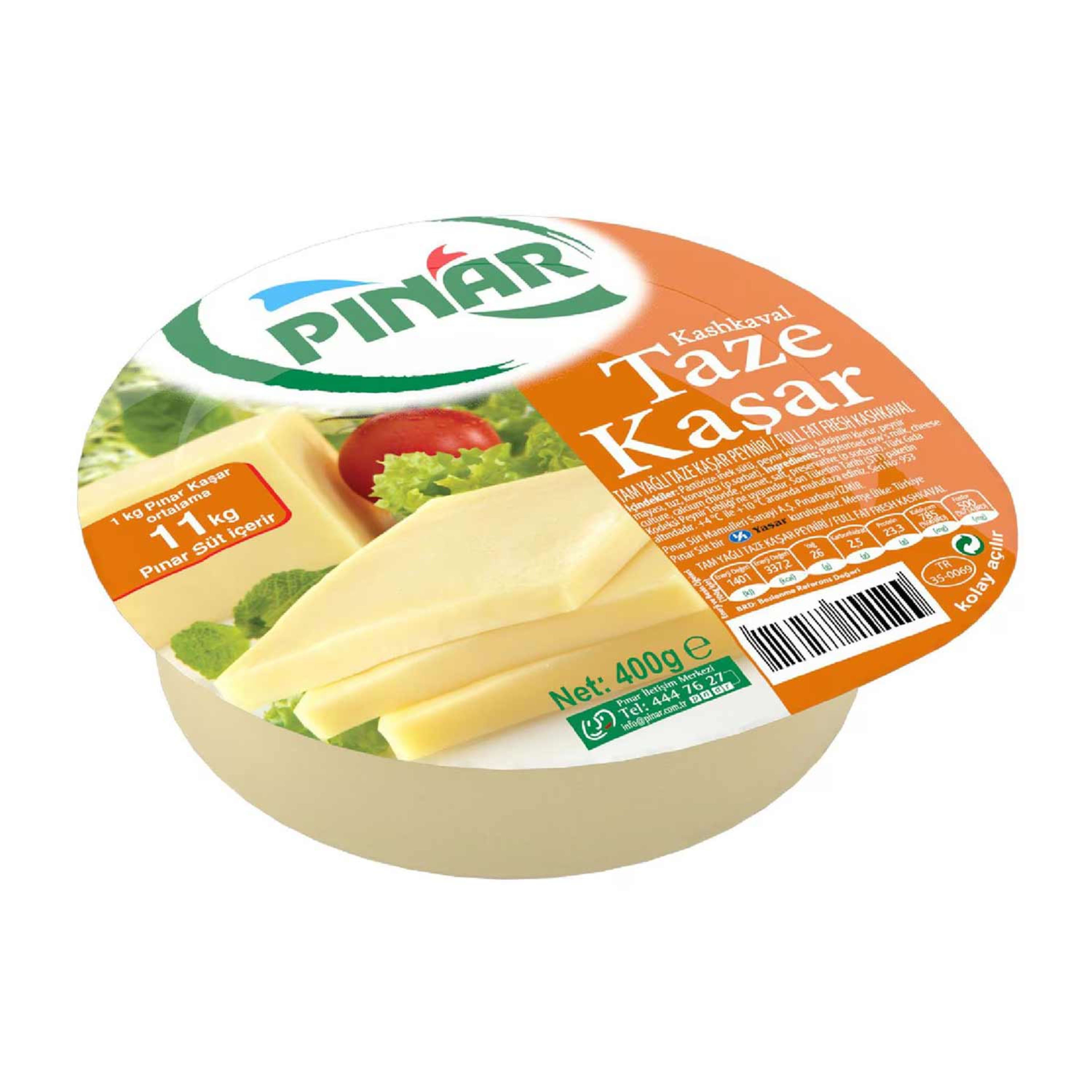 Pinar Kashkaval Cheese 400gm