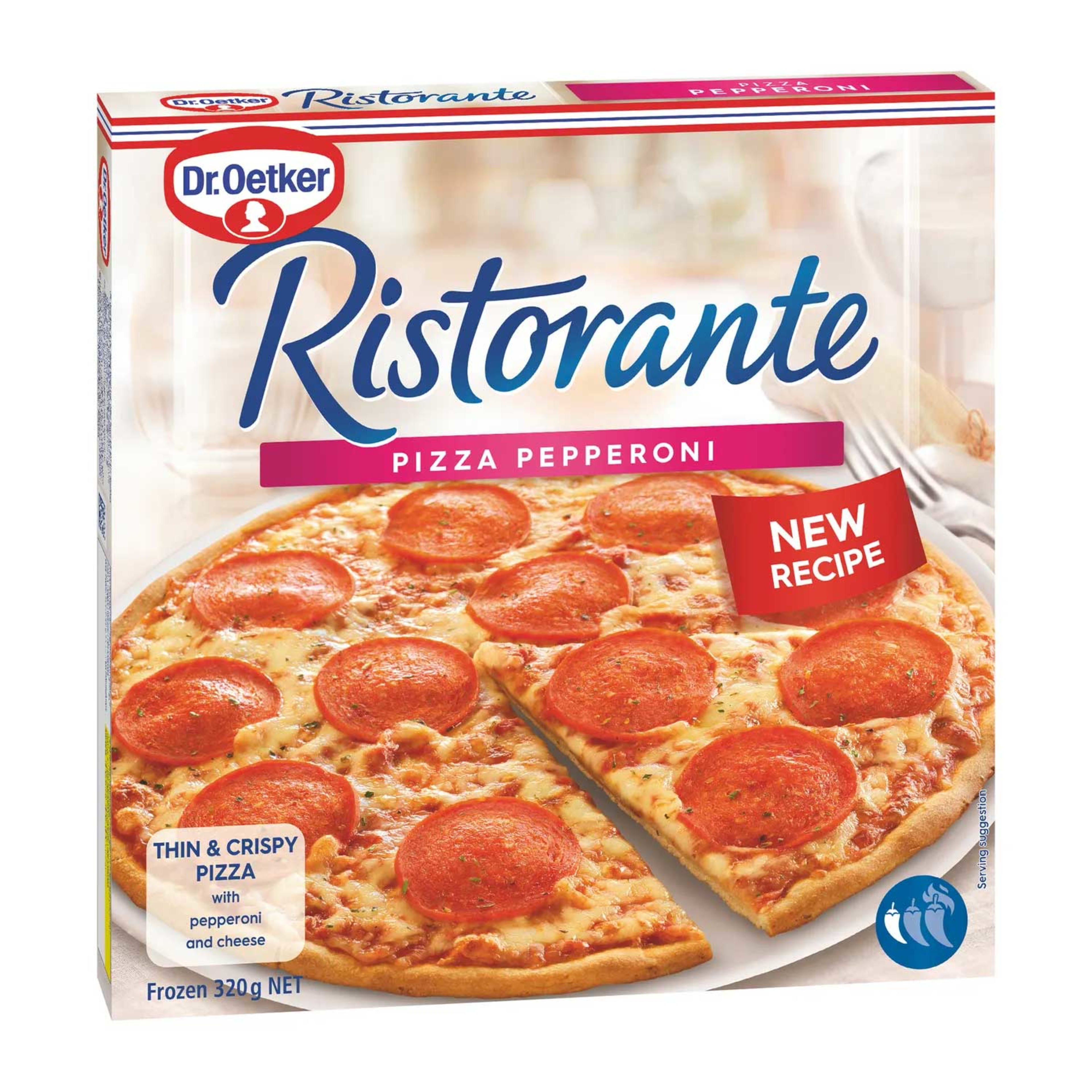 Dr.oetker Ristorante Pizza Pepperoni 320gm #do007-0