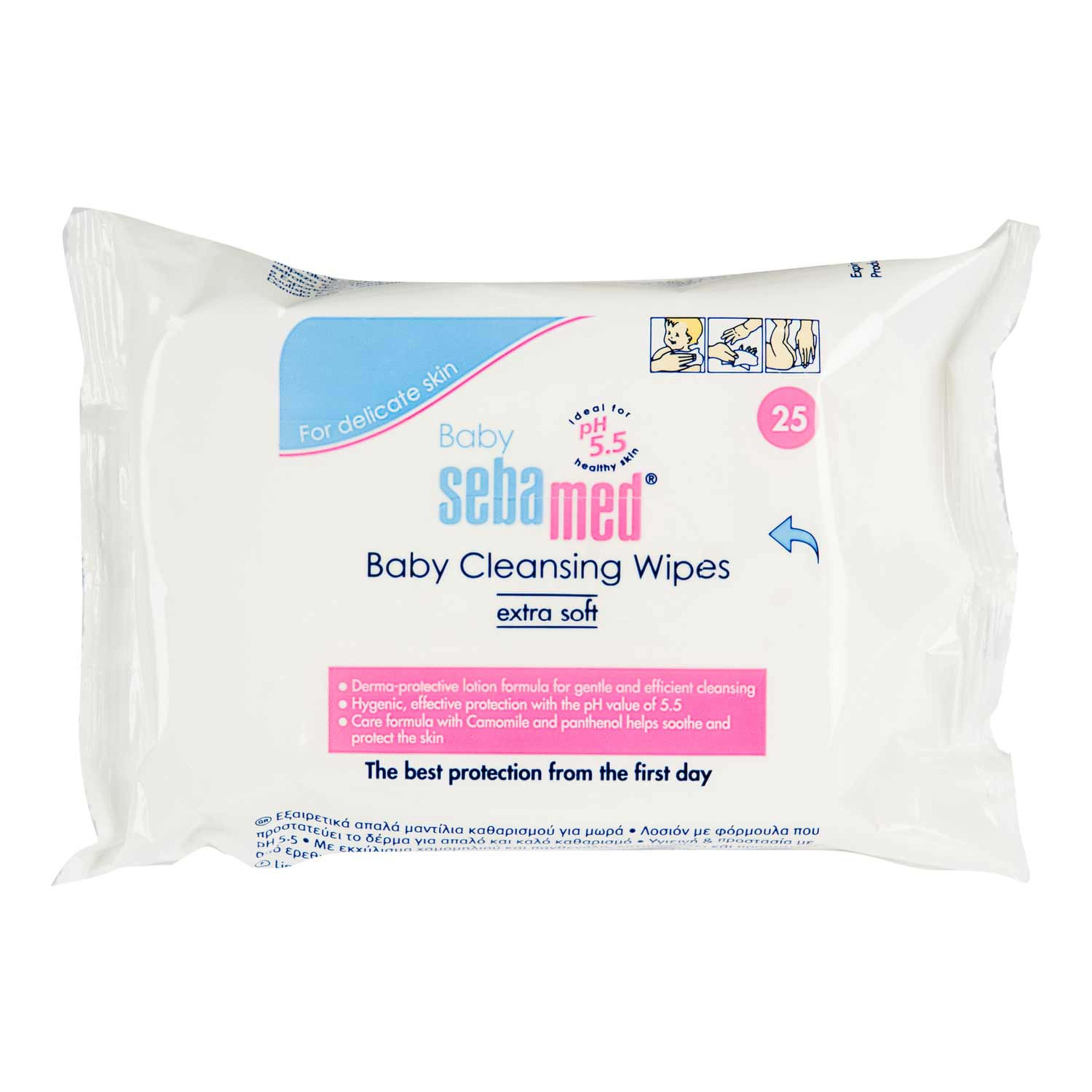 Sebamed Baby Cleansing Wipes Extra Soft 25pcs