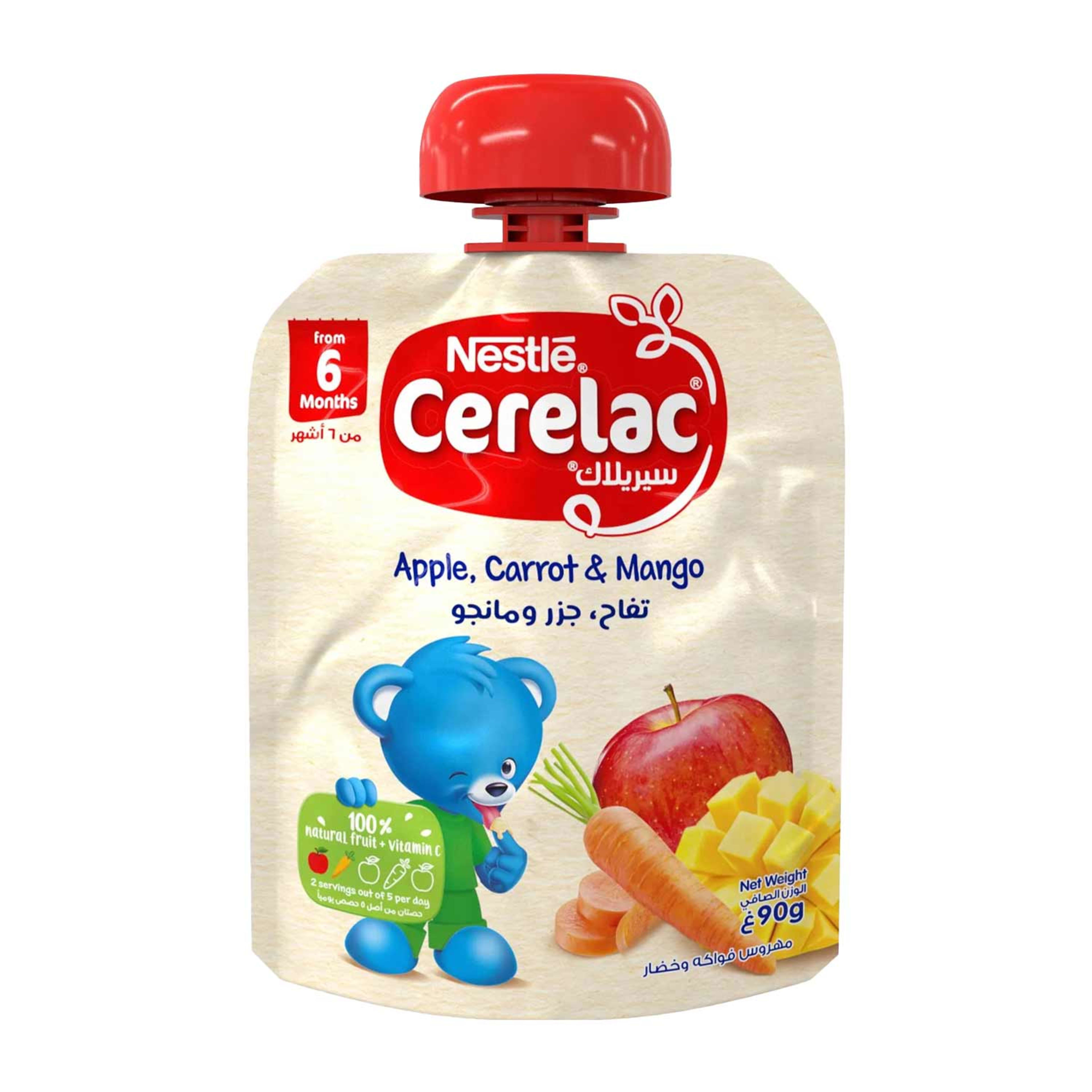 Nestle Cerelac Apple Carrot & Mango 90gm