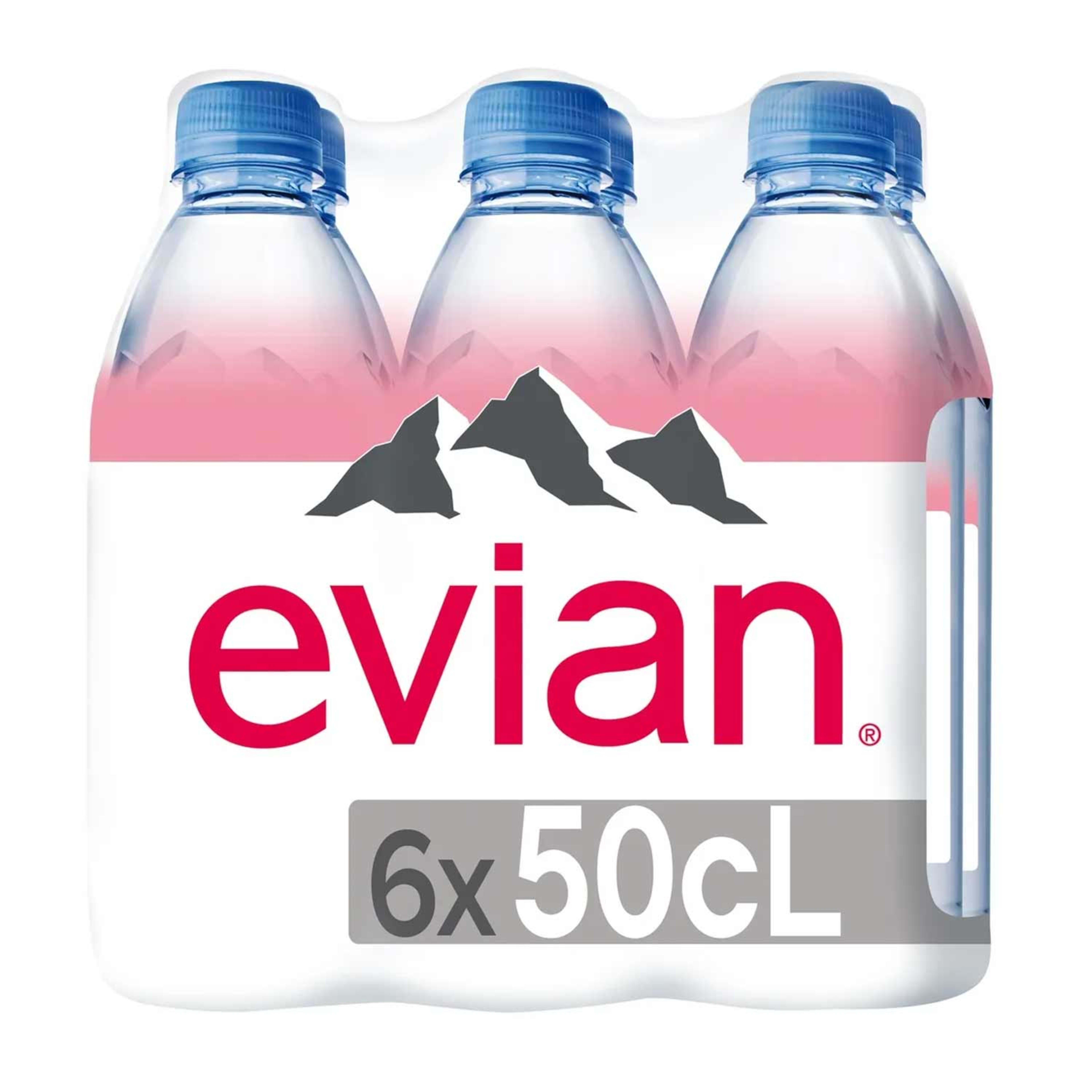 Evian Natural Mineral Water 500ml X 6pcs Pack