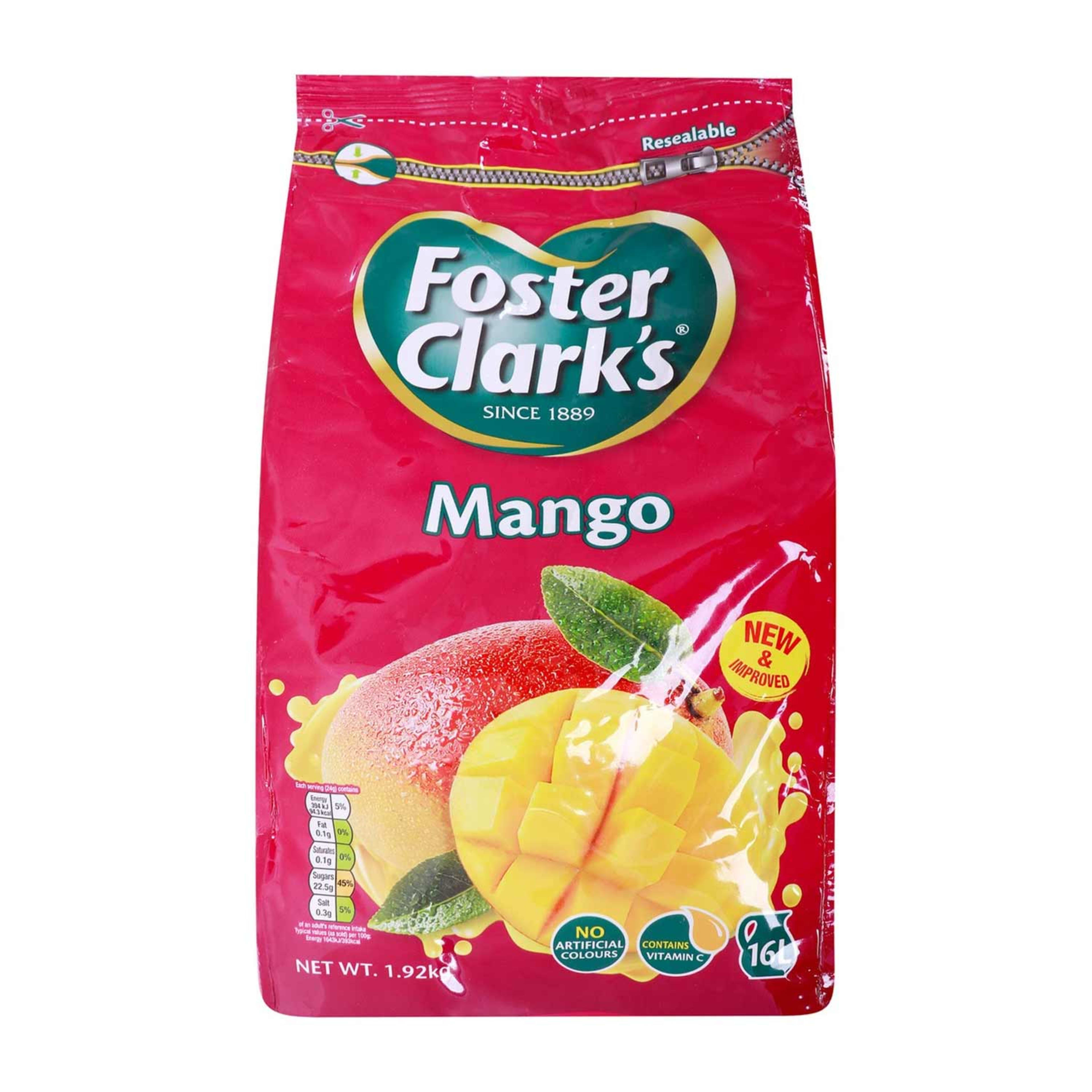 Foster Clark's Mango Drink Powder Juice (bag) 1.92kg