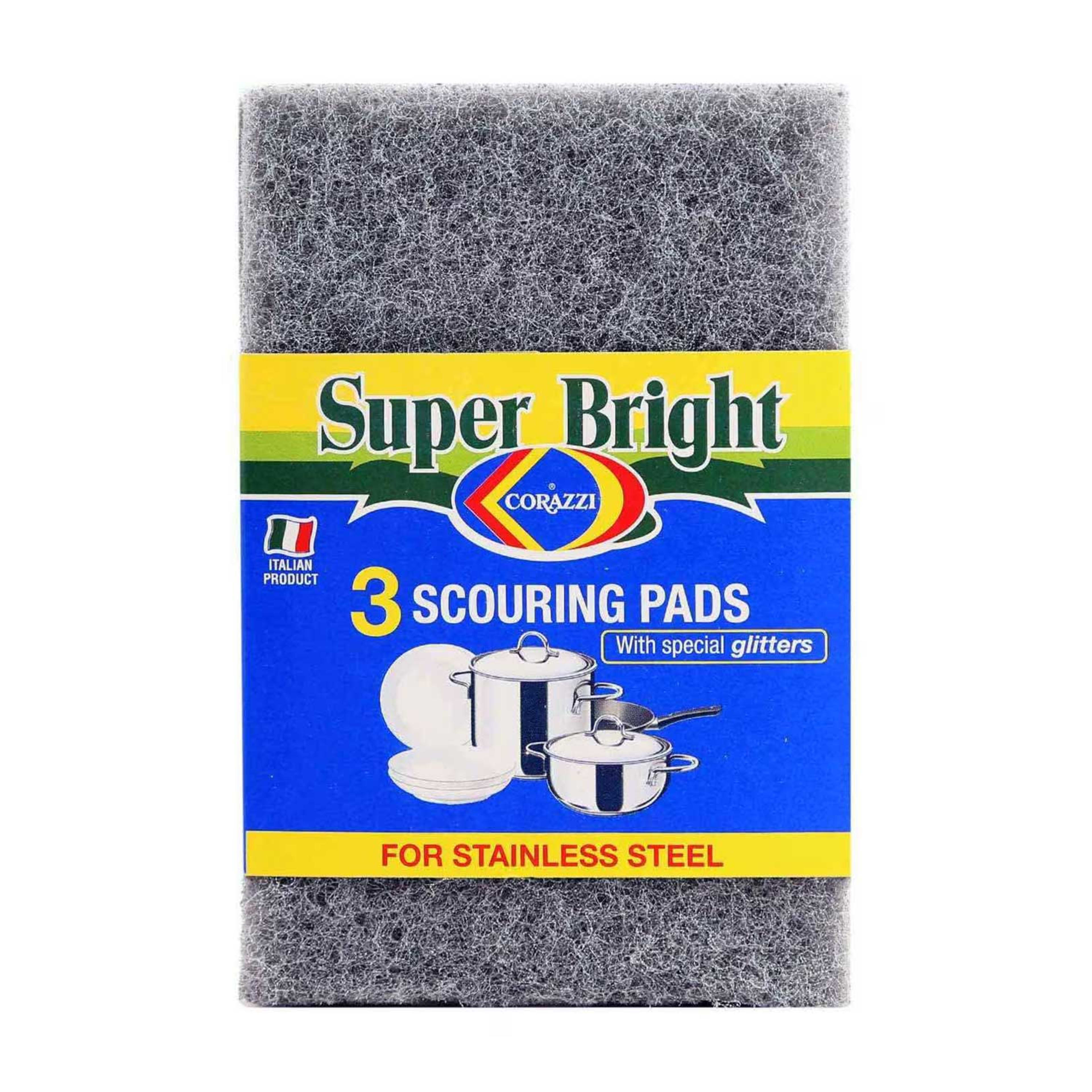 Corazzi Super Bright 3 Scouring Sponge 448/9
