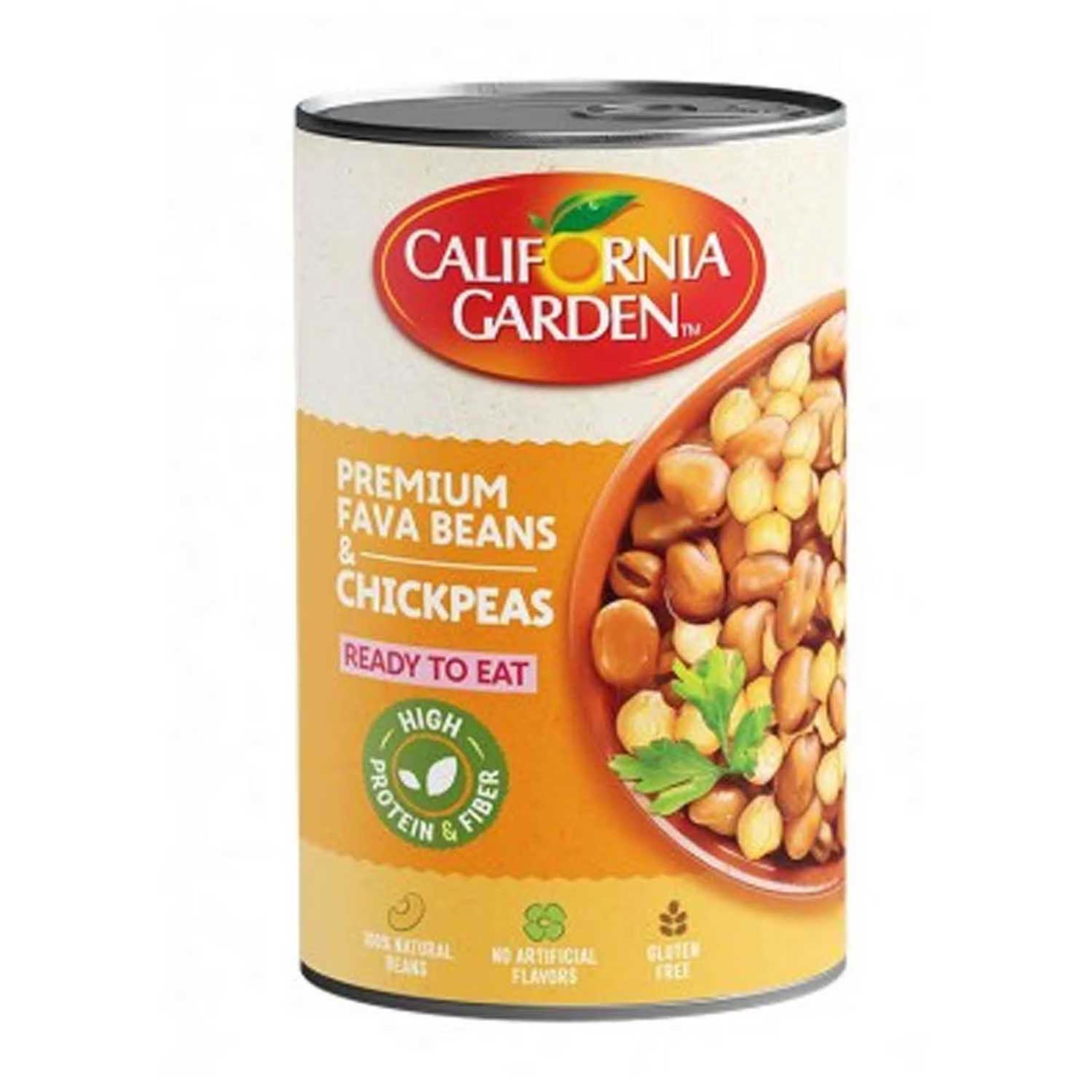California Garden Premium Fava Beans & Chickpeas 450gm