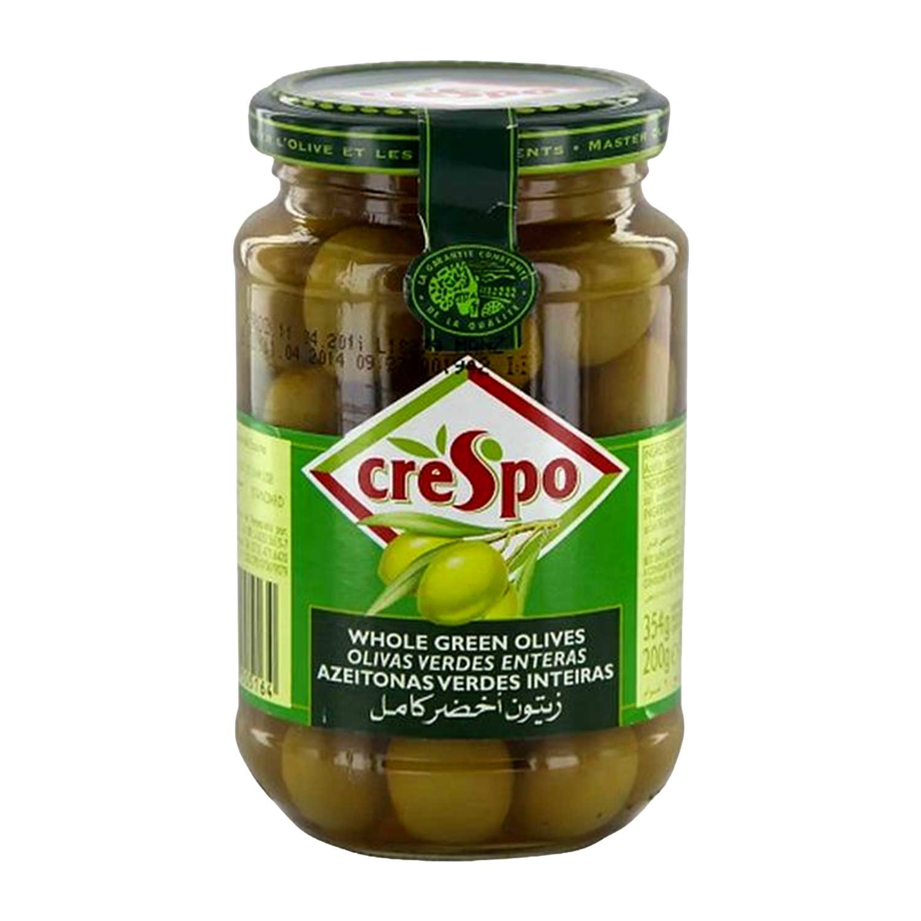Crespo Whole Green Olives 354gm