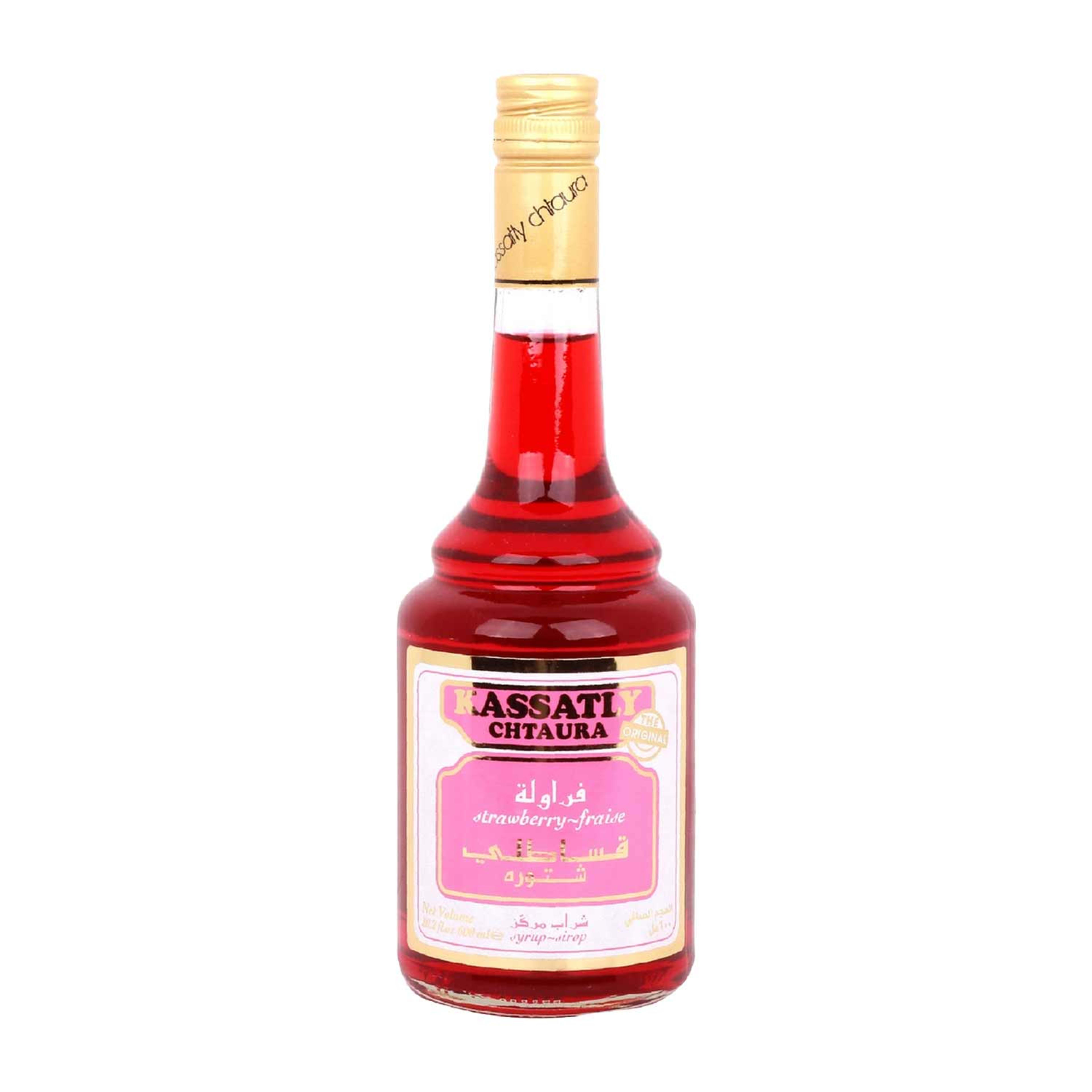 Kassatly Chtaura Strawberry Syrup 600ml