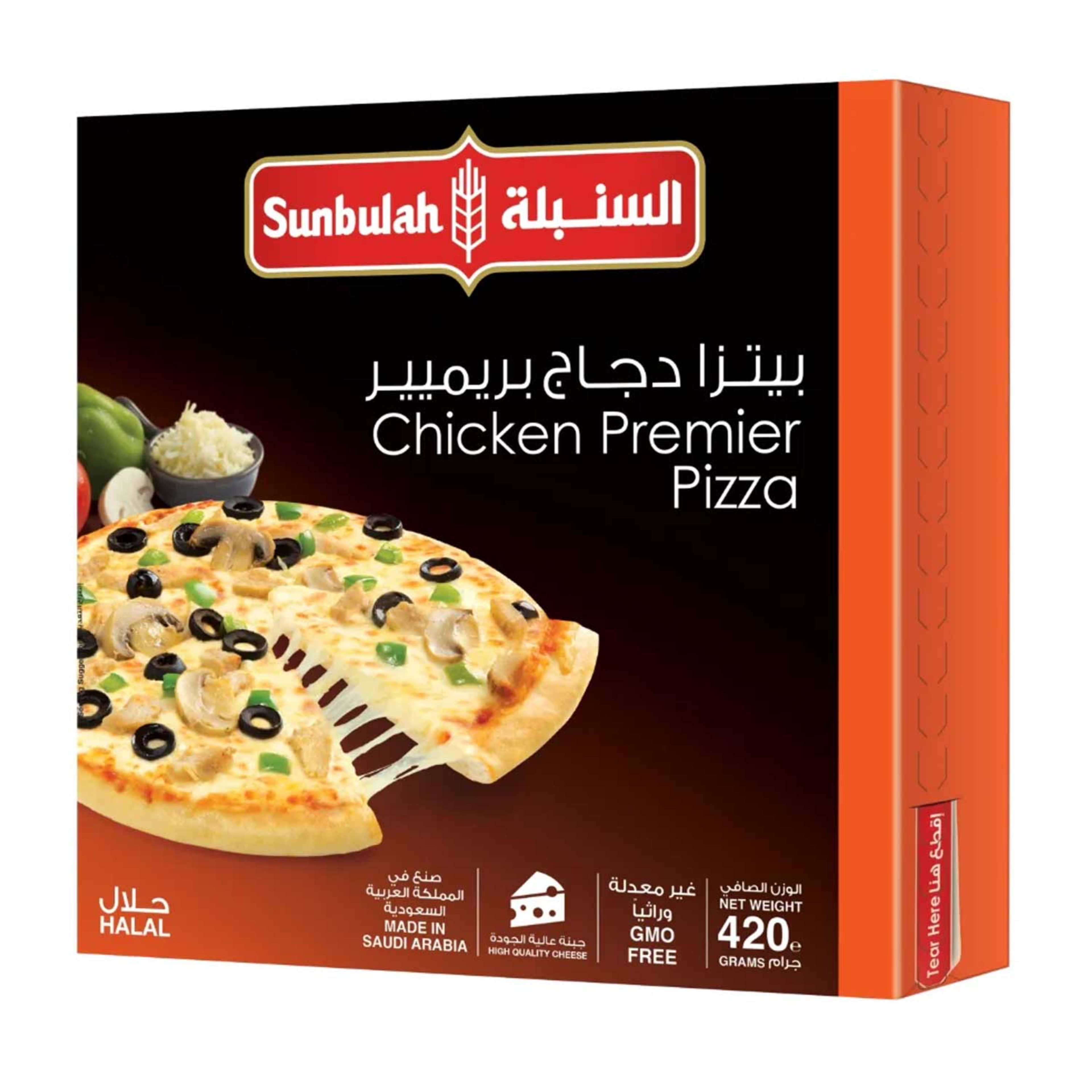 Sunbulah Chicken Premier Pizza 420gm