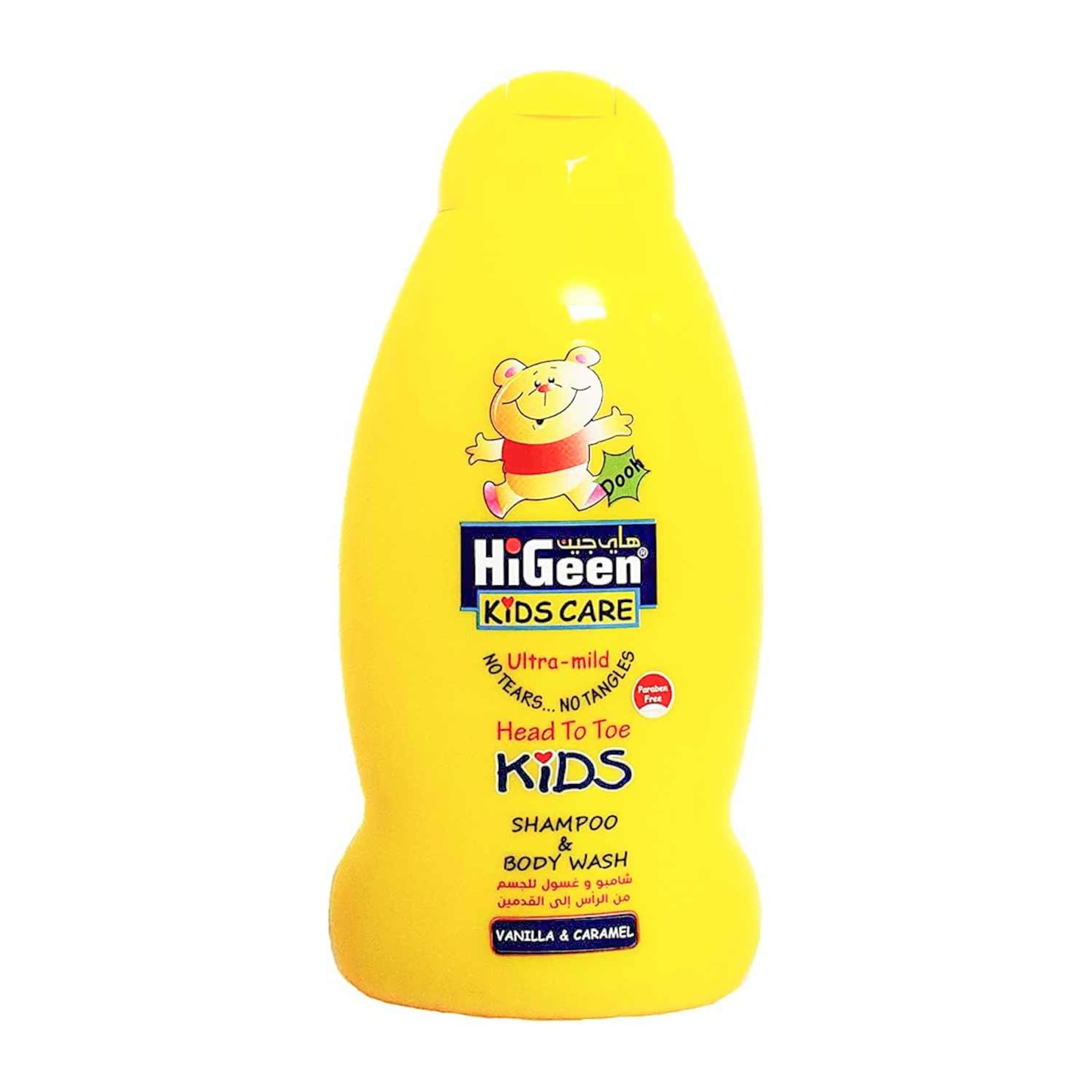 Higeen Kids Shampoo & Body Wash Vanilla & Caramel 500ml