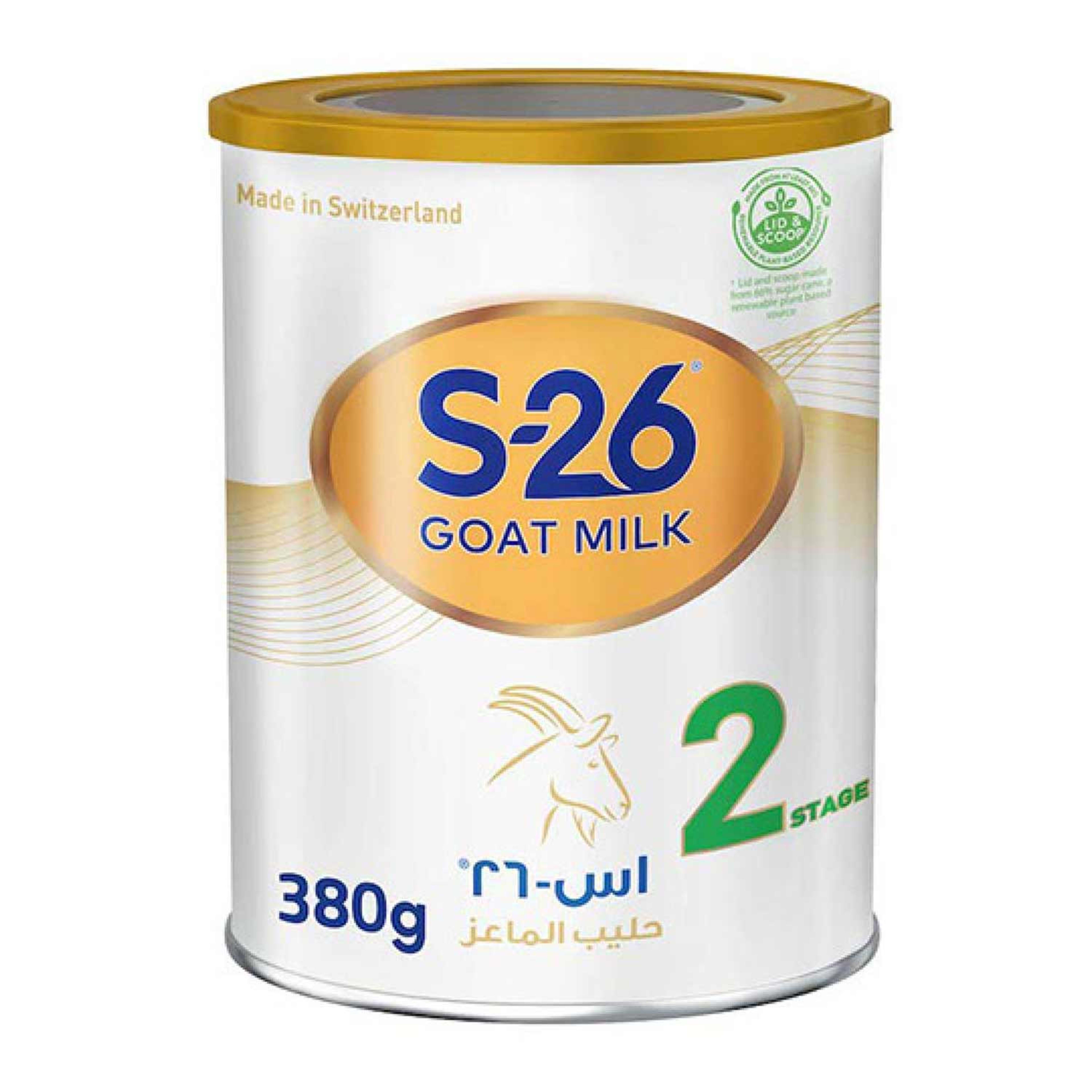 Wyeth S-26 Goat Milk 2 Follow-on Formula Milk Powder 380gm