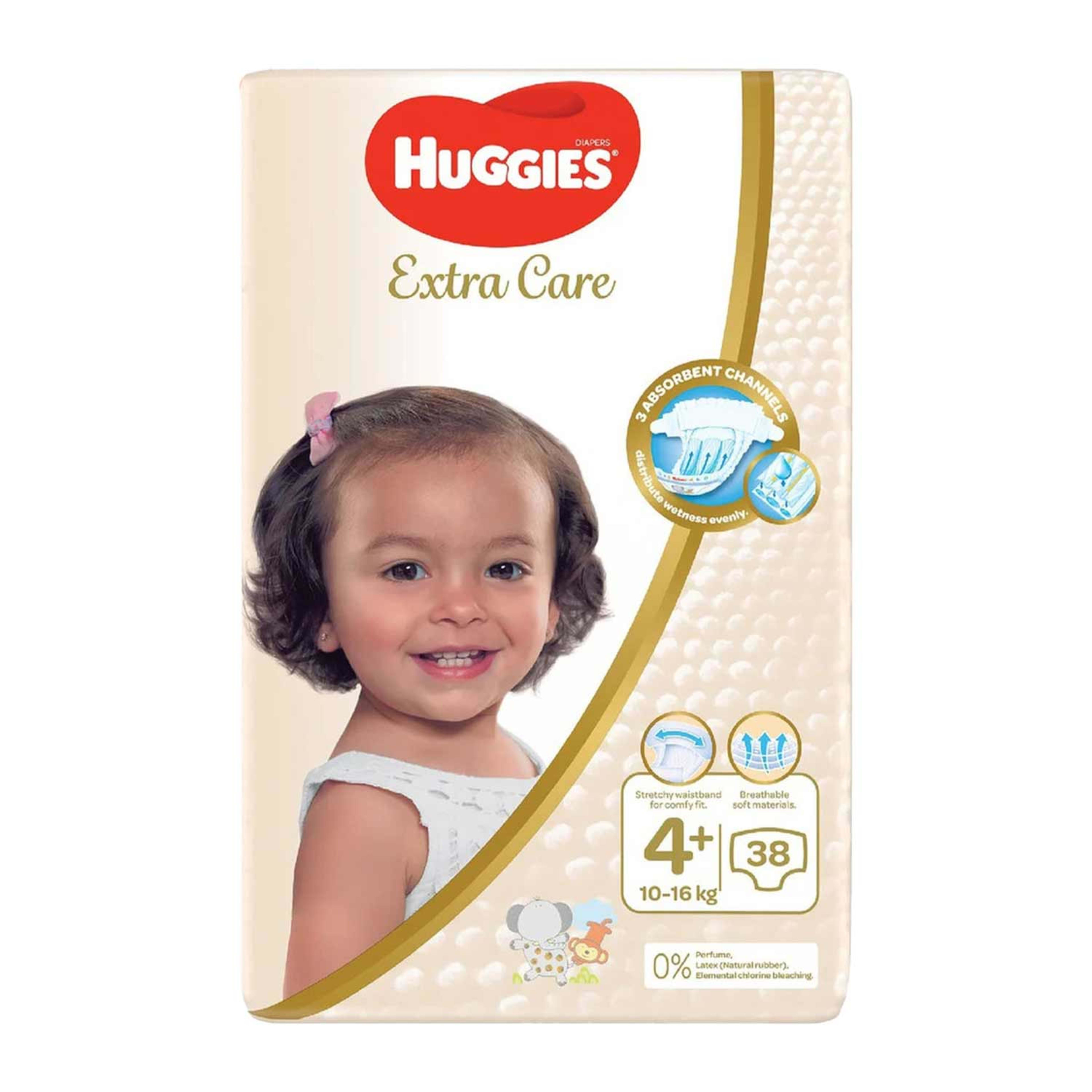 Huggies Extra Care Diapers Size-4 38pcs
