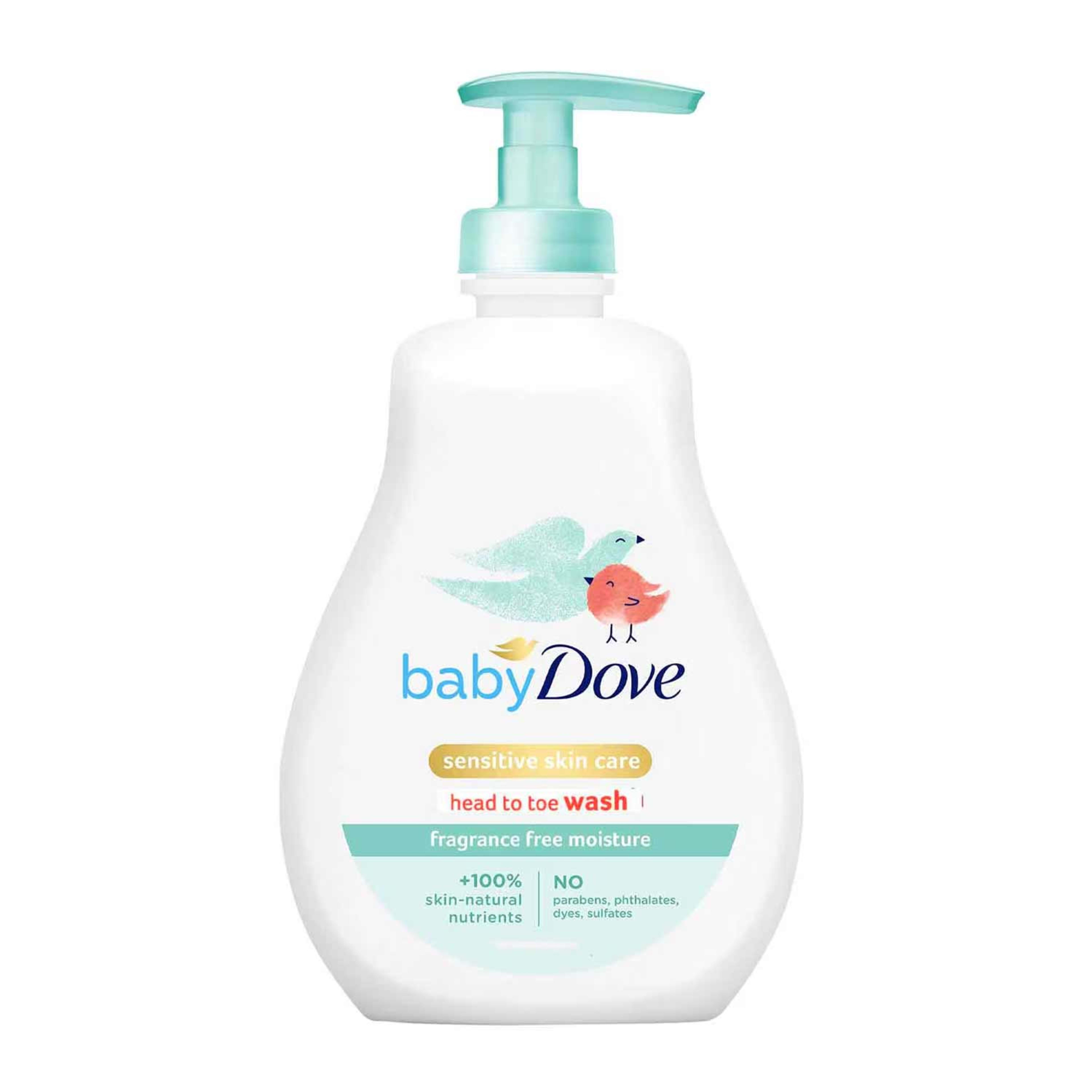 Baby Dove Fragrance Free Moisture Head to Toe Wash 400ml