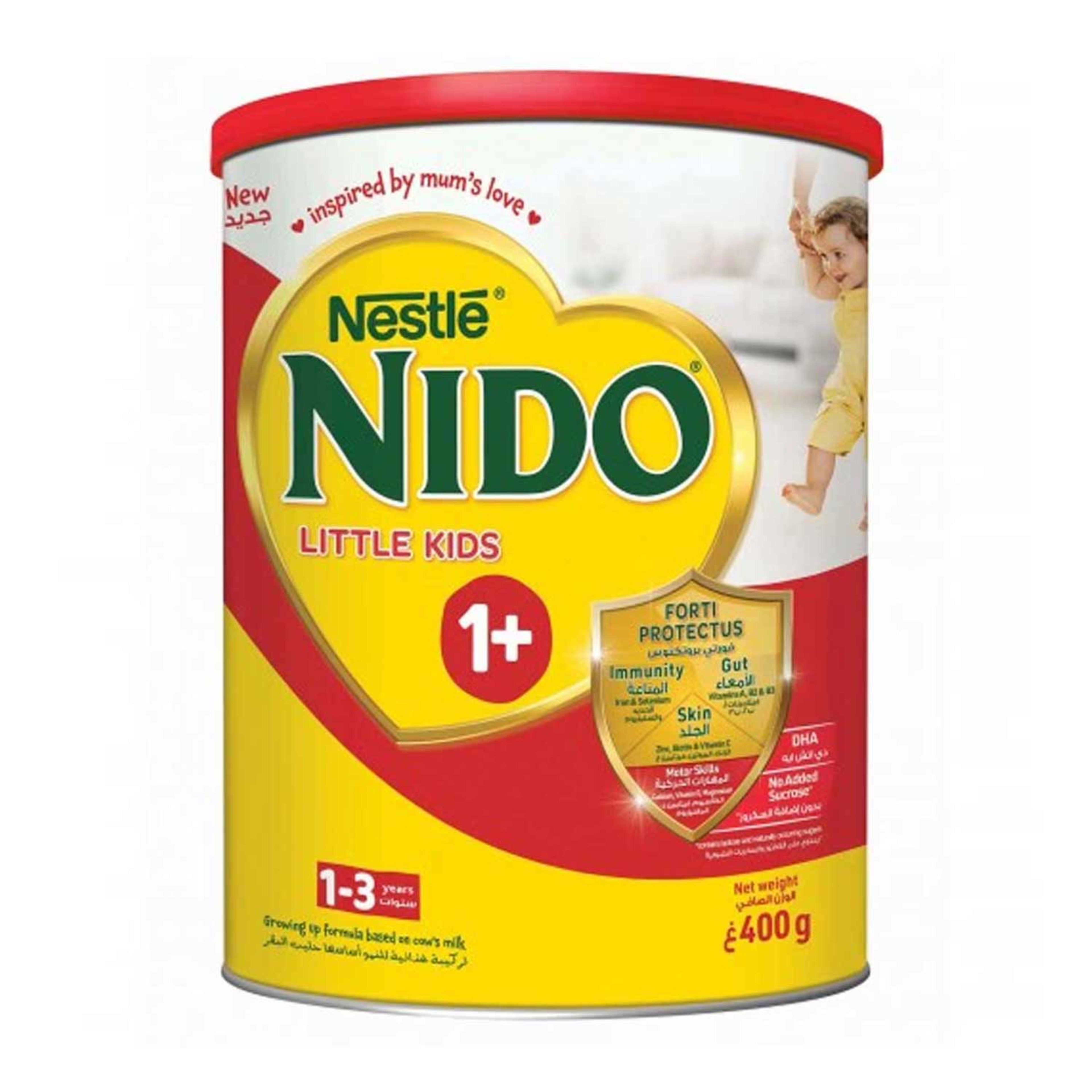 Nestle Nido Little Kids 1+ Milk Powder (1-3 Years) 400gm