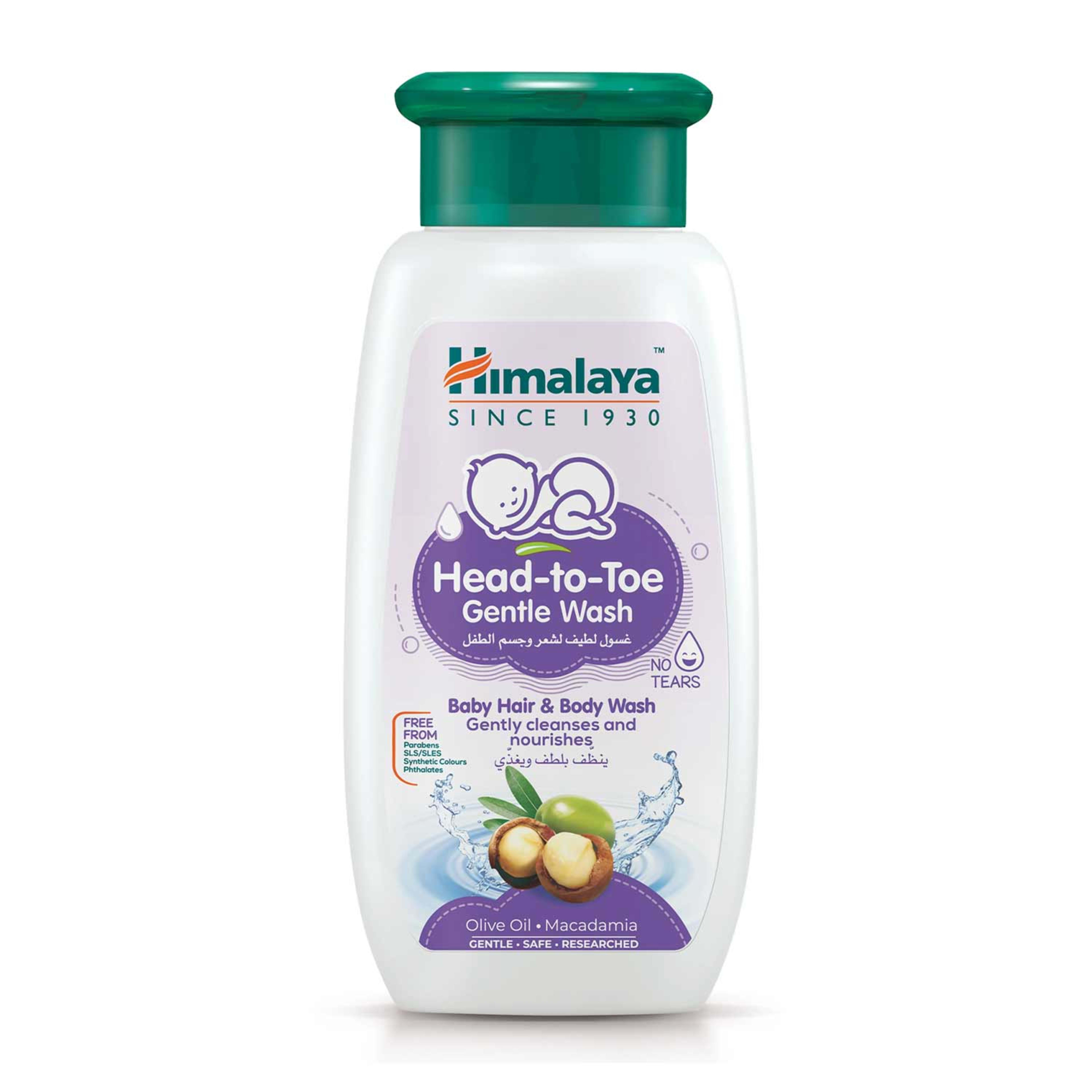 Himalaya Head to Toe Gentle Wash Olive Oil Macadamia 400ml