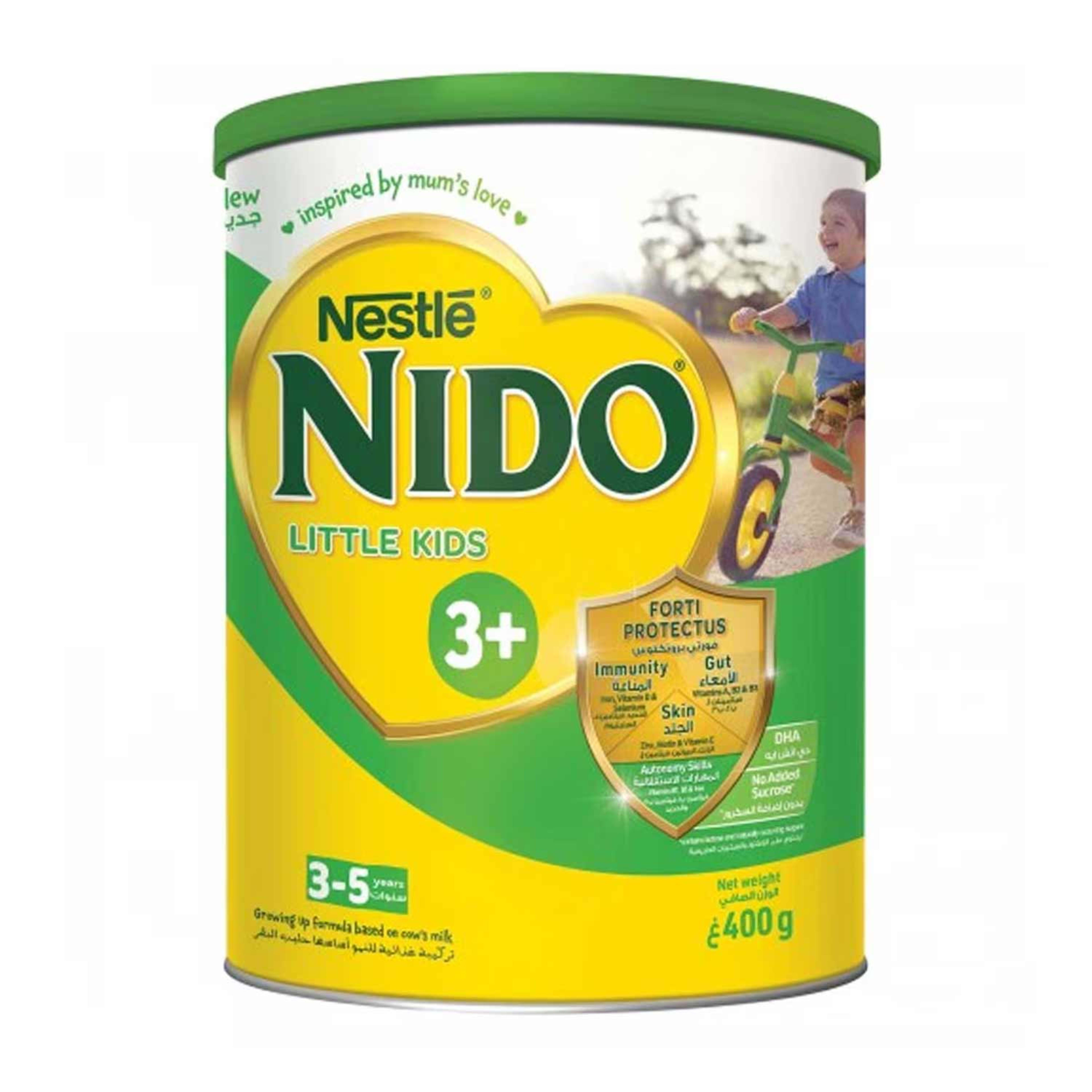 Nestle Nido Little Kids 3+ Milk Powder (3-5 Years) 400gm