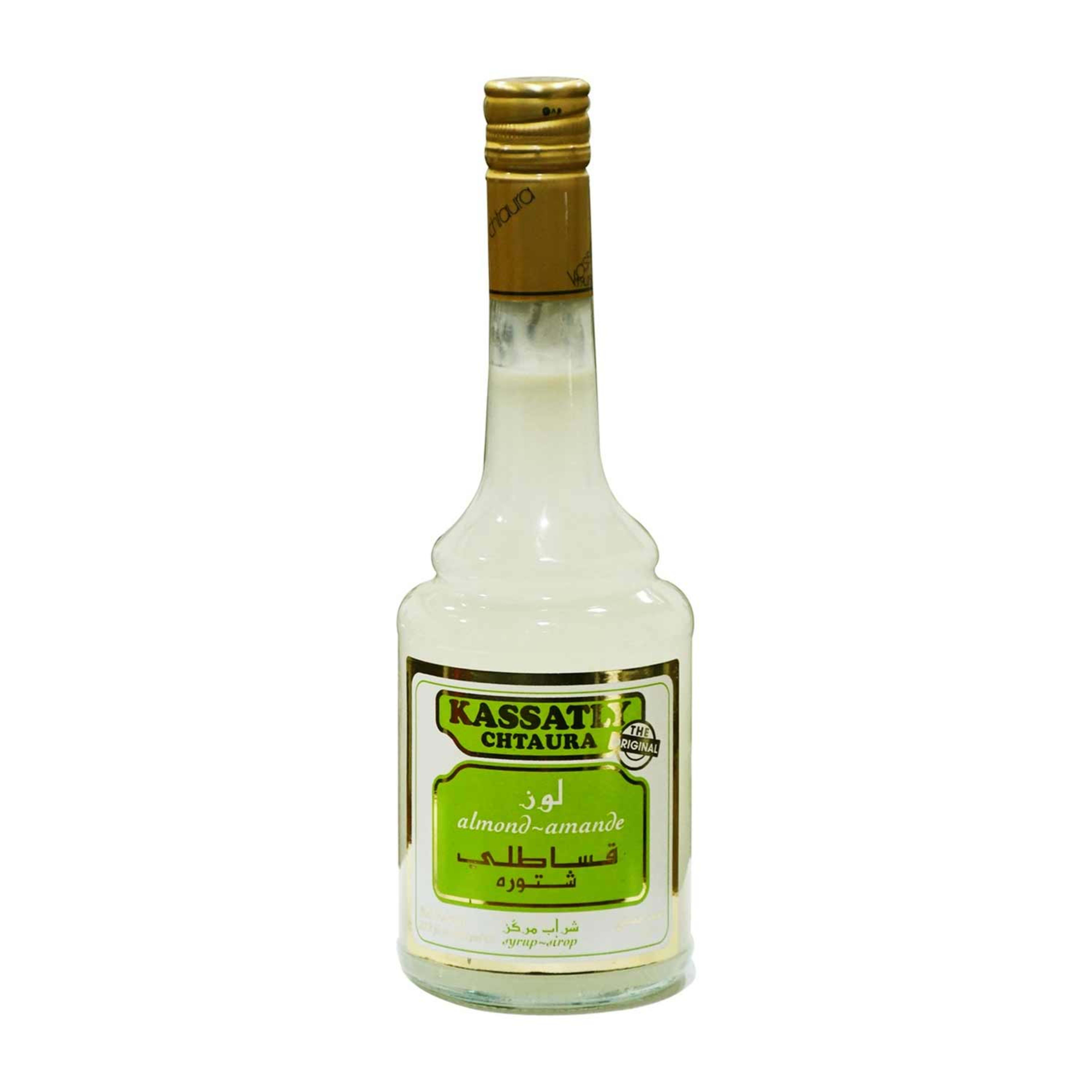 Kassatly Chtaura Almond Syrup 600ml 20.2 Fl.oz