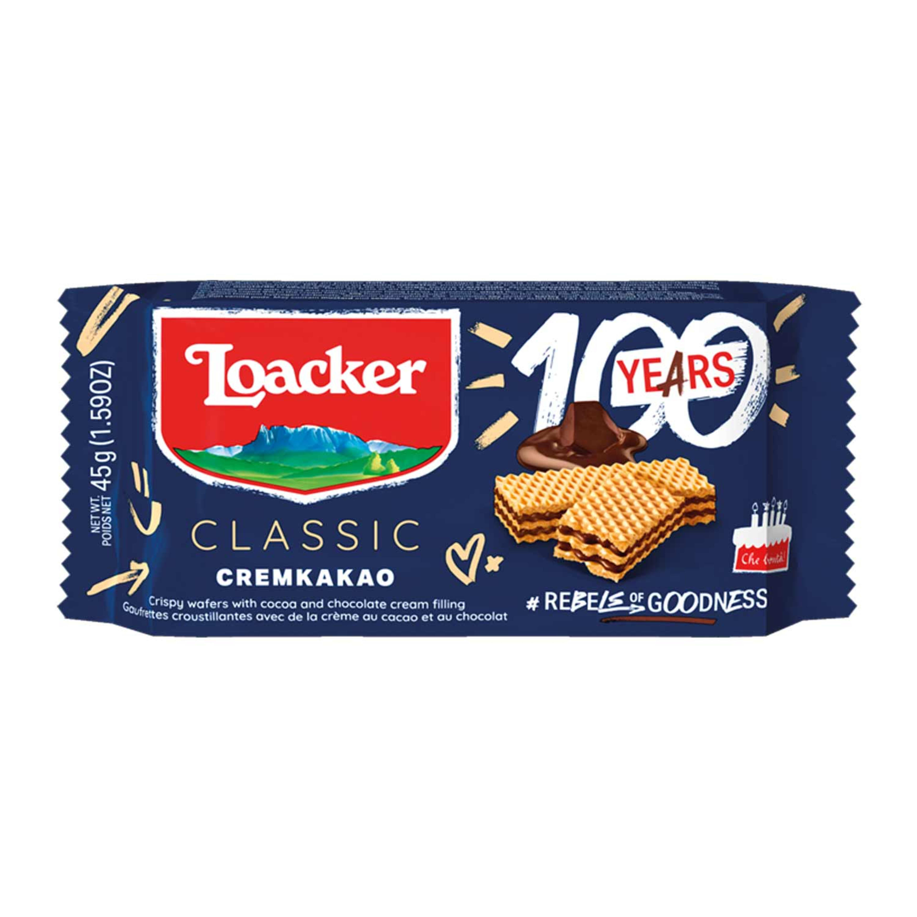 Loacker Wafer Cremkakao 45gm