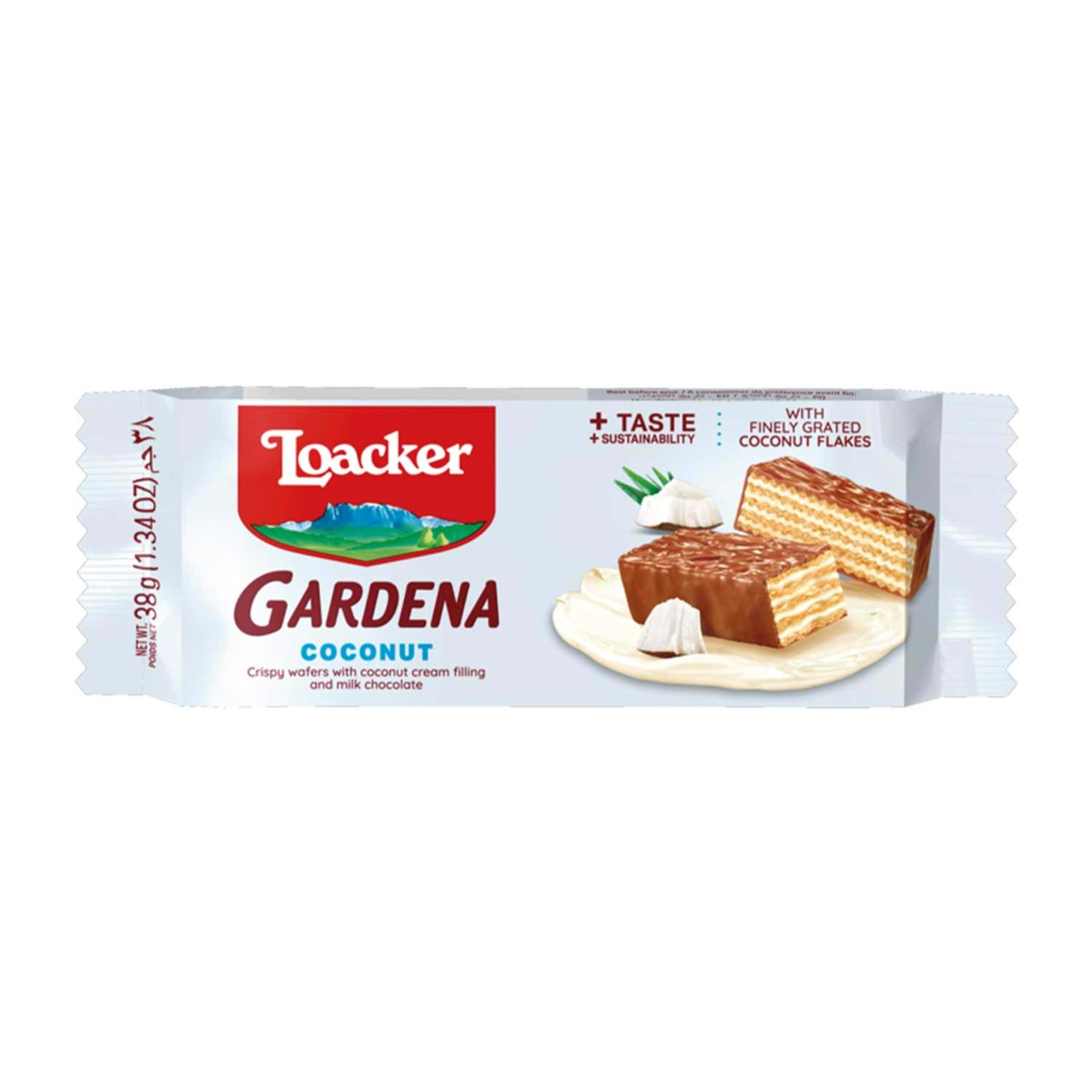 Loacker Gardena Coconut Wafers 38gm