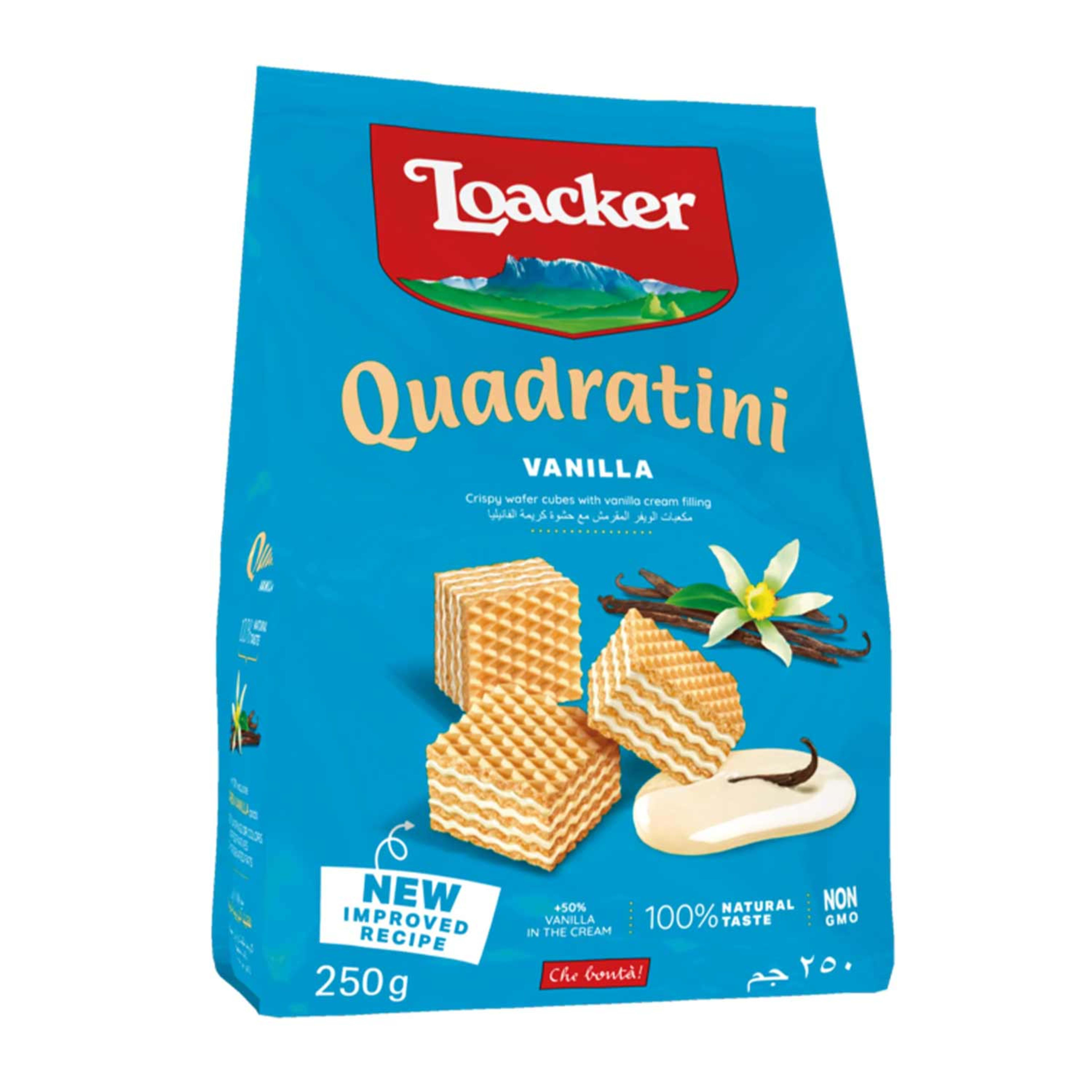 Loacker Quadratini Vanilla 250gm