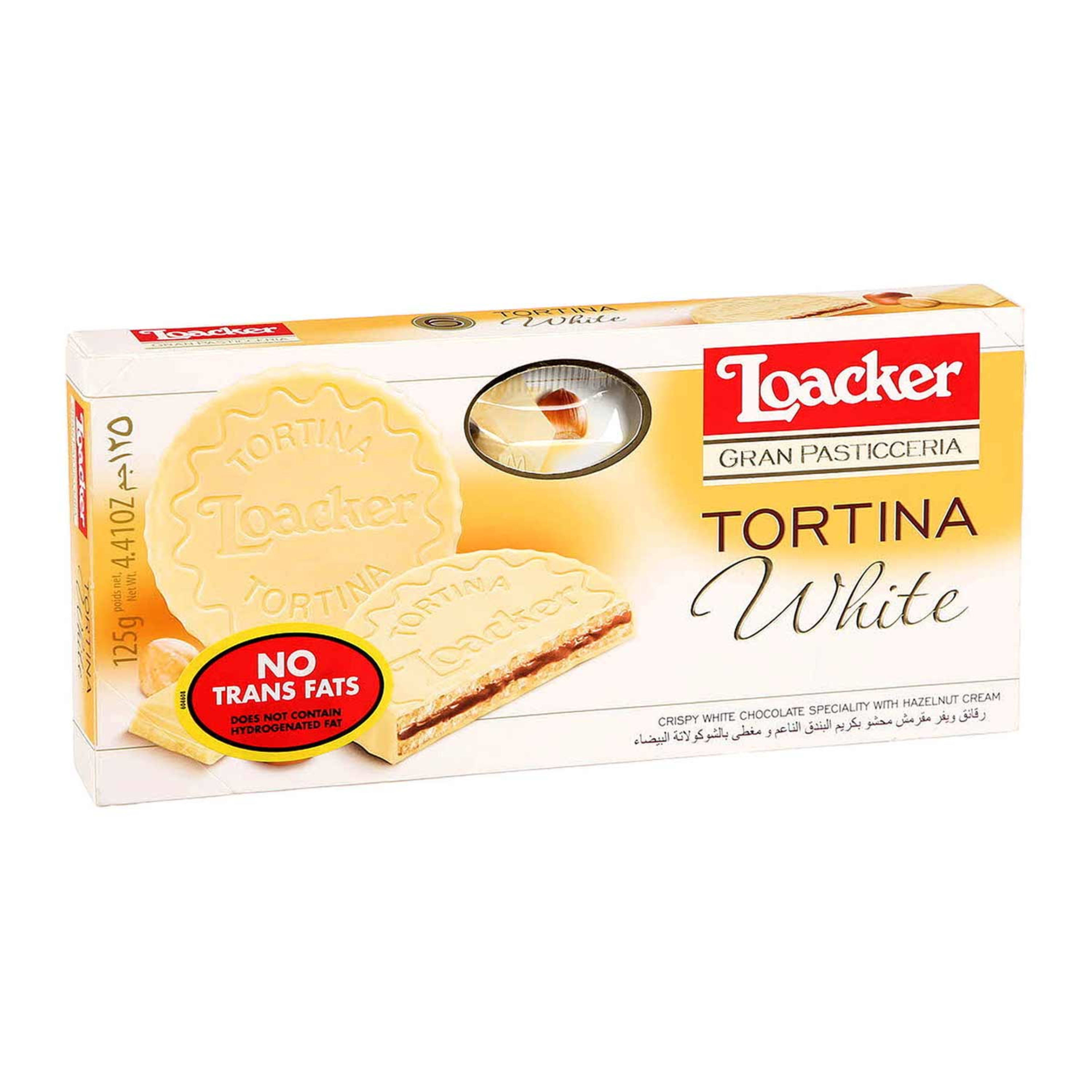 Loacker Gran Pasticceria Tortina White 125gm