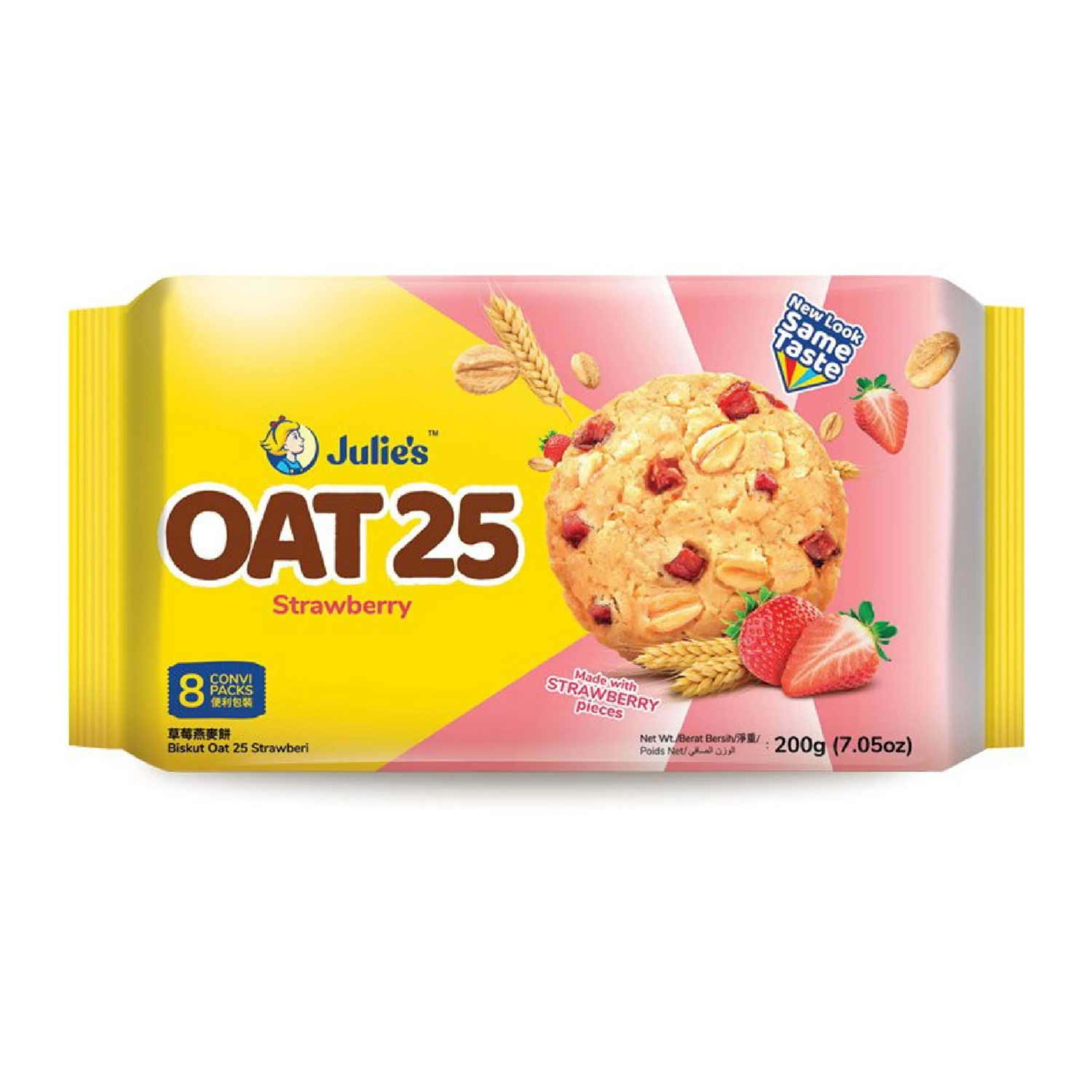 Julie's Oat 25 Strawberry 200gm