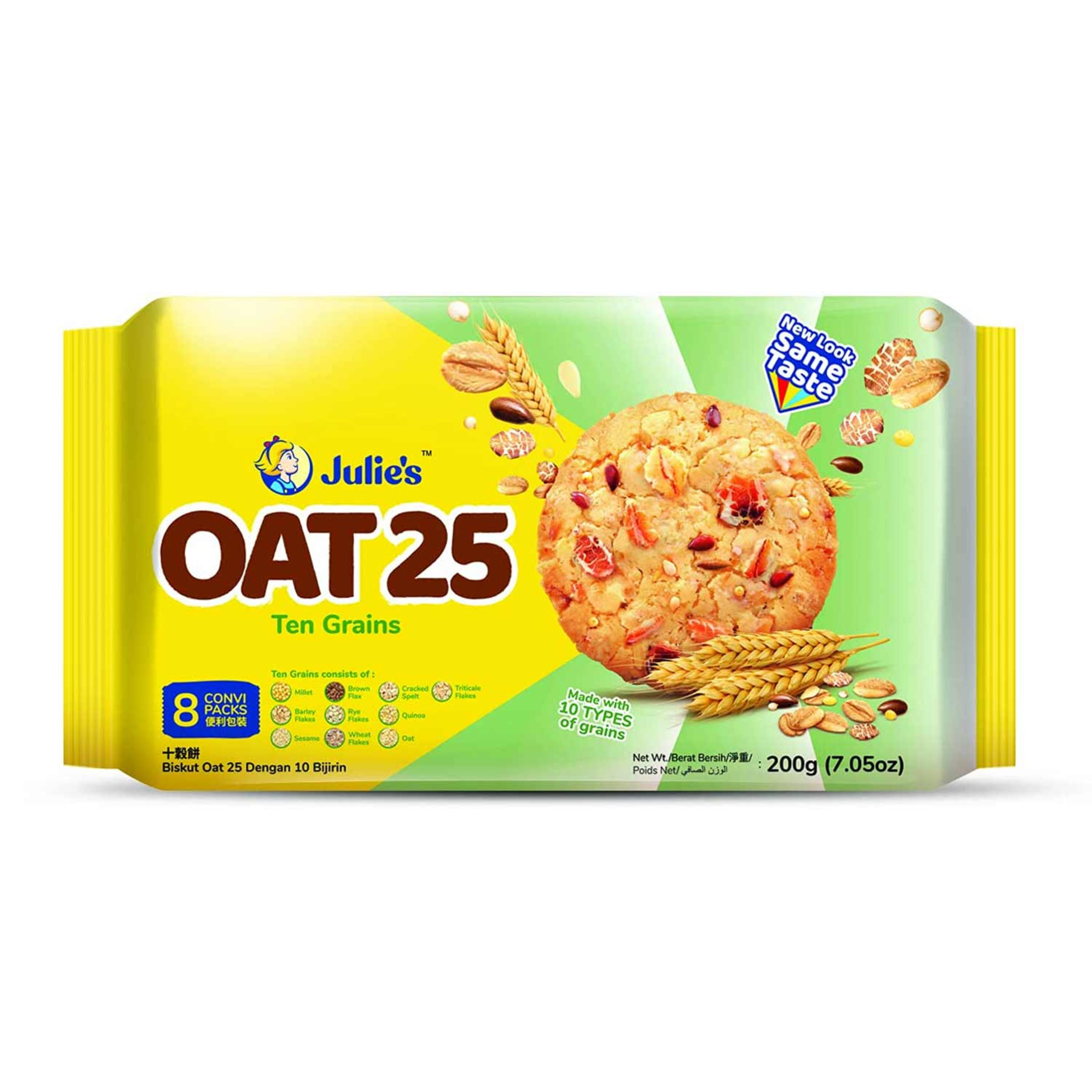 Julie's Oat 25 Ten Grains 200gm