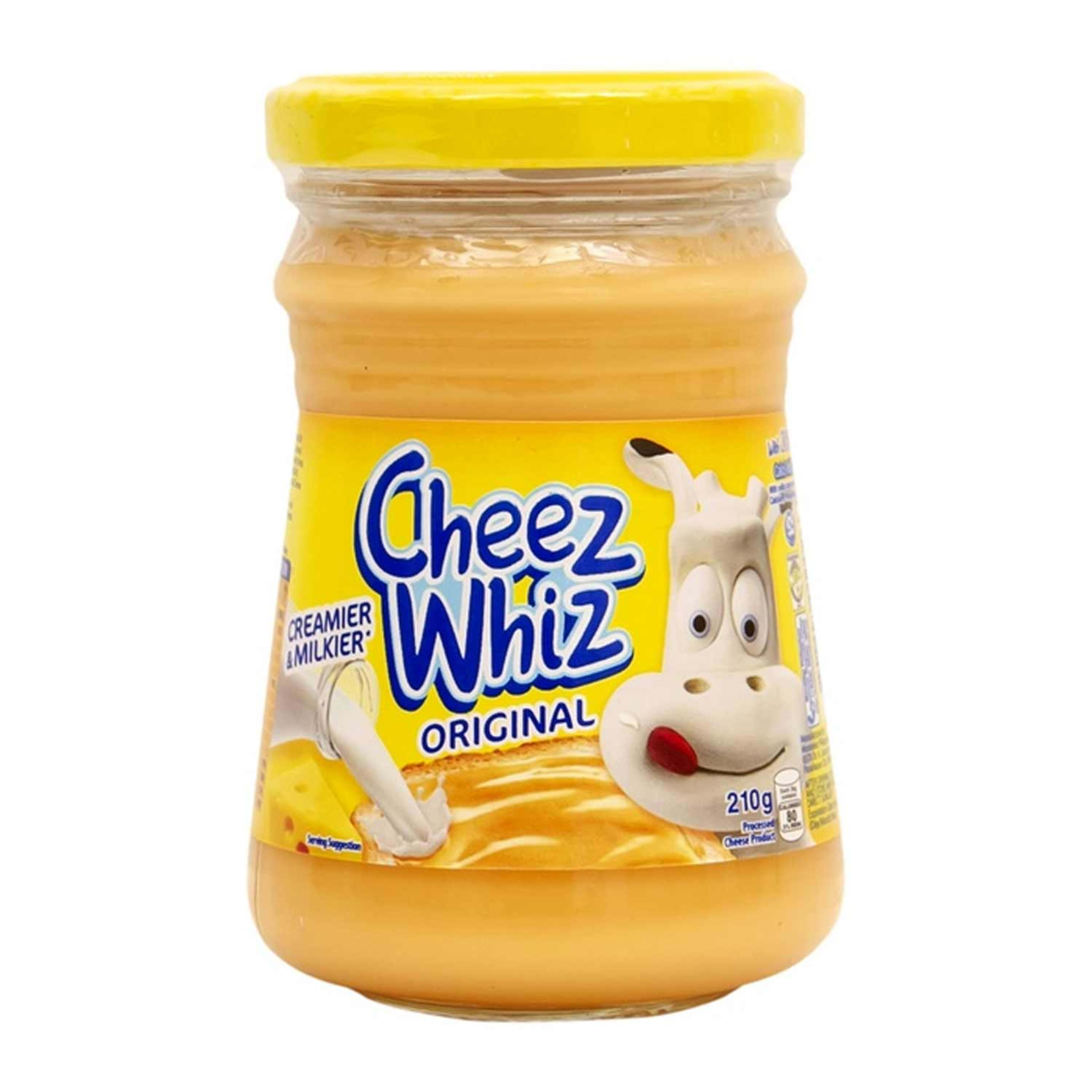 Kraft Cheez Whiz Plain Spread 210gm
