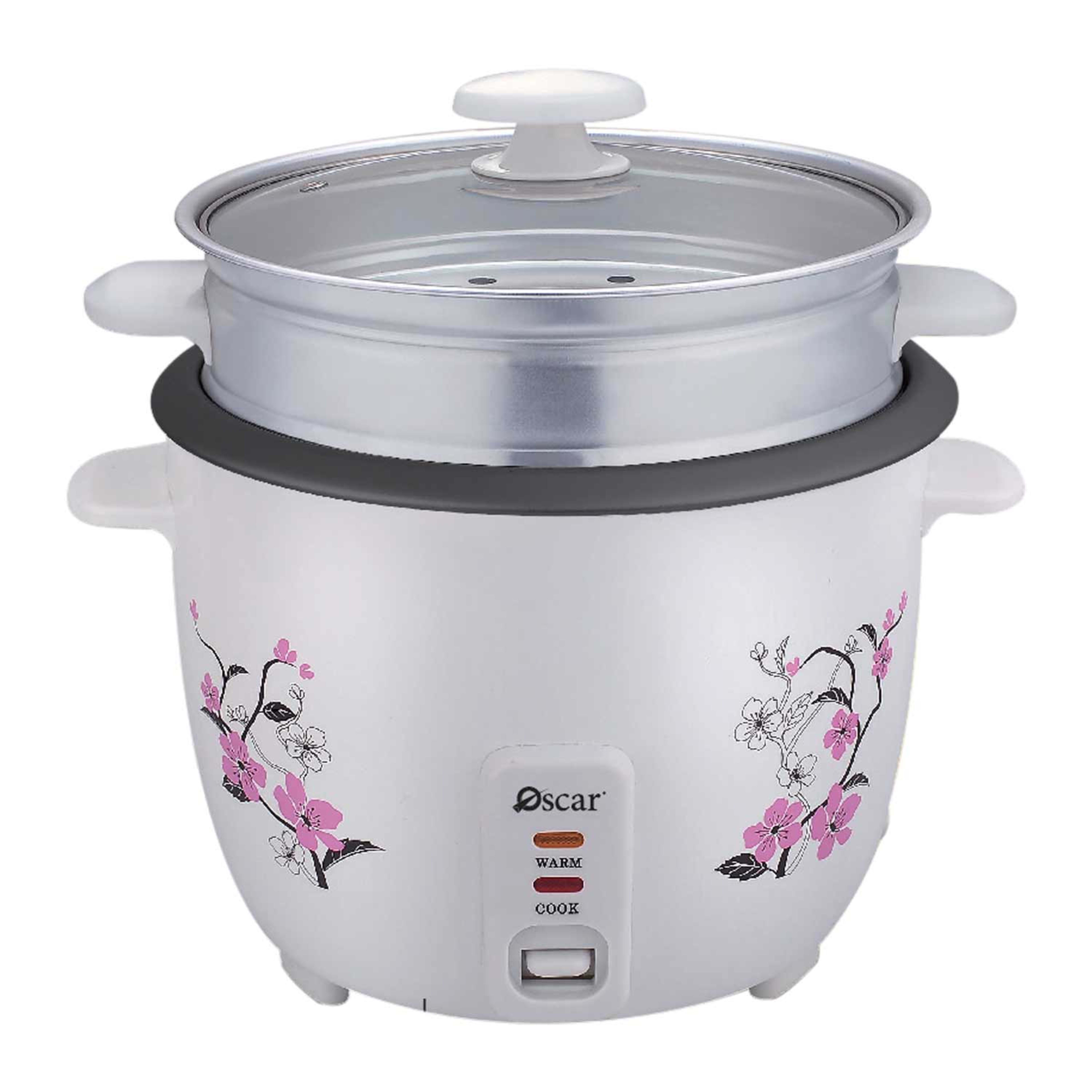 Oscar Rice Cooker with Steamer 0.6ltr Orc06ws