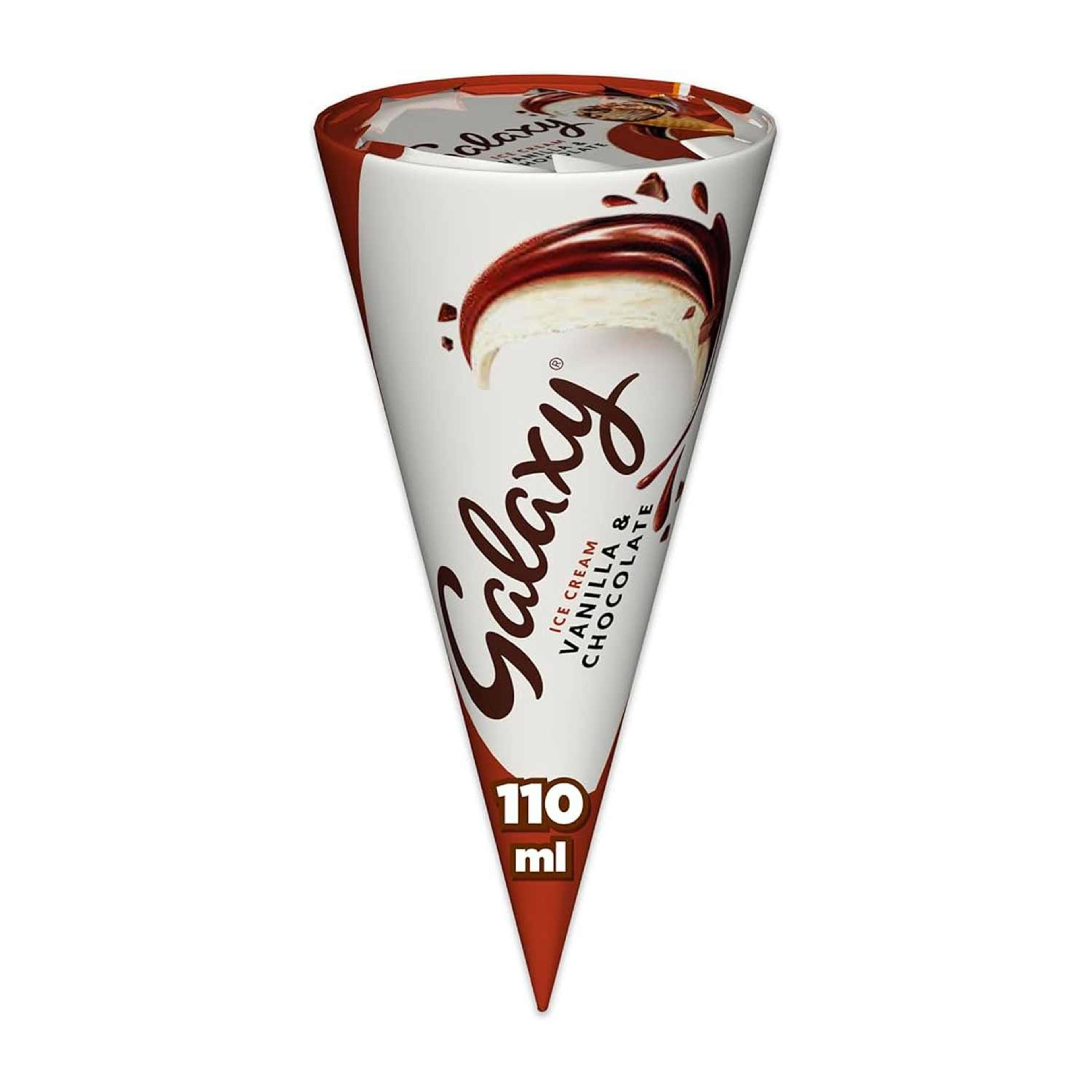 Galaxy Vanilla Chocolate Cone Ice Cream 73gm