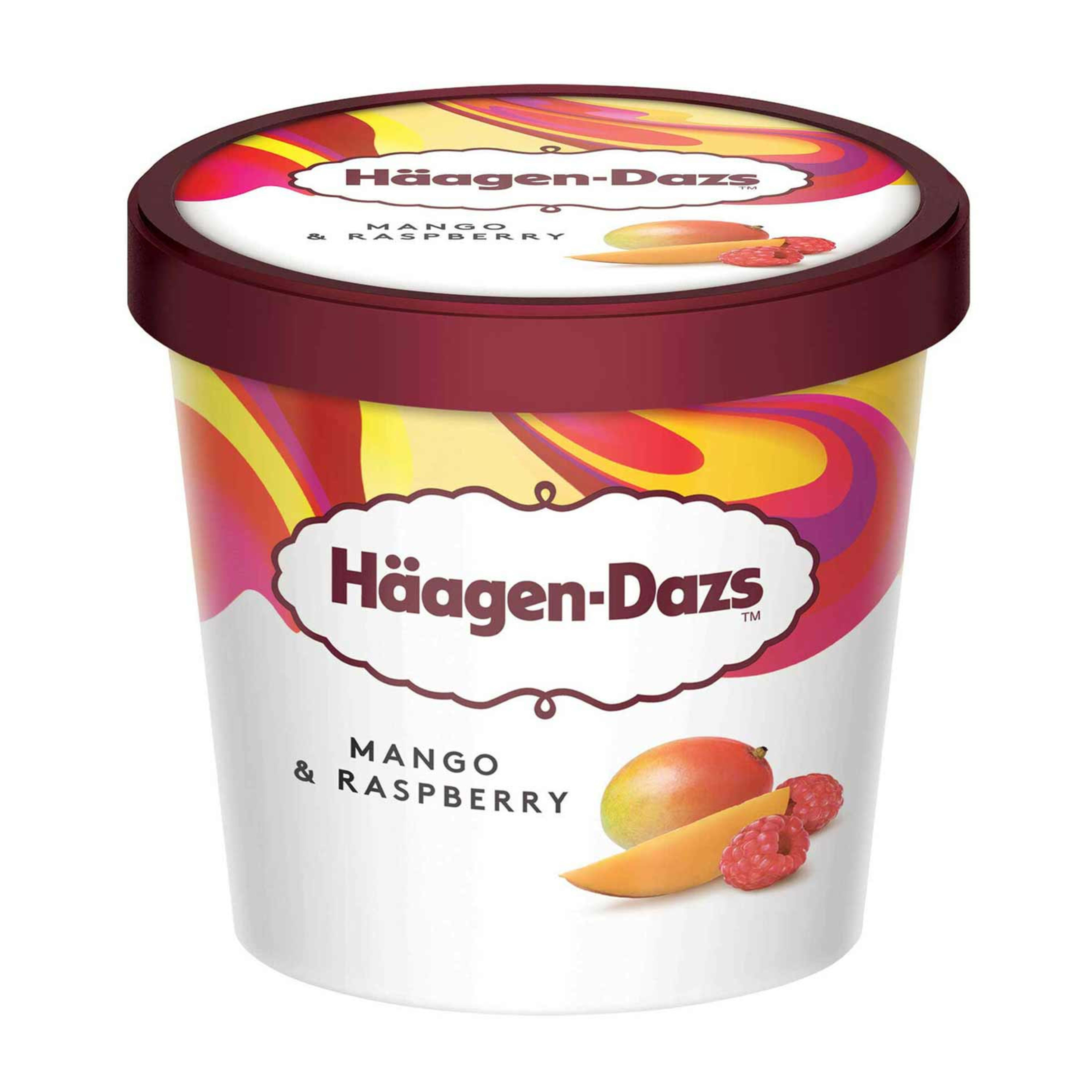 Haagen-dazs Mango & Raspberry Ice Cream Cup 100ml
