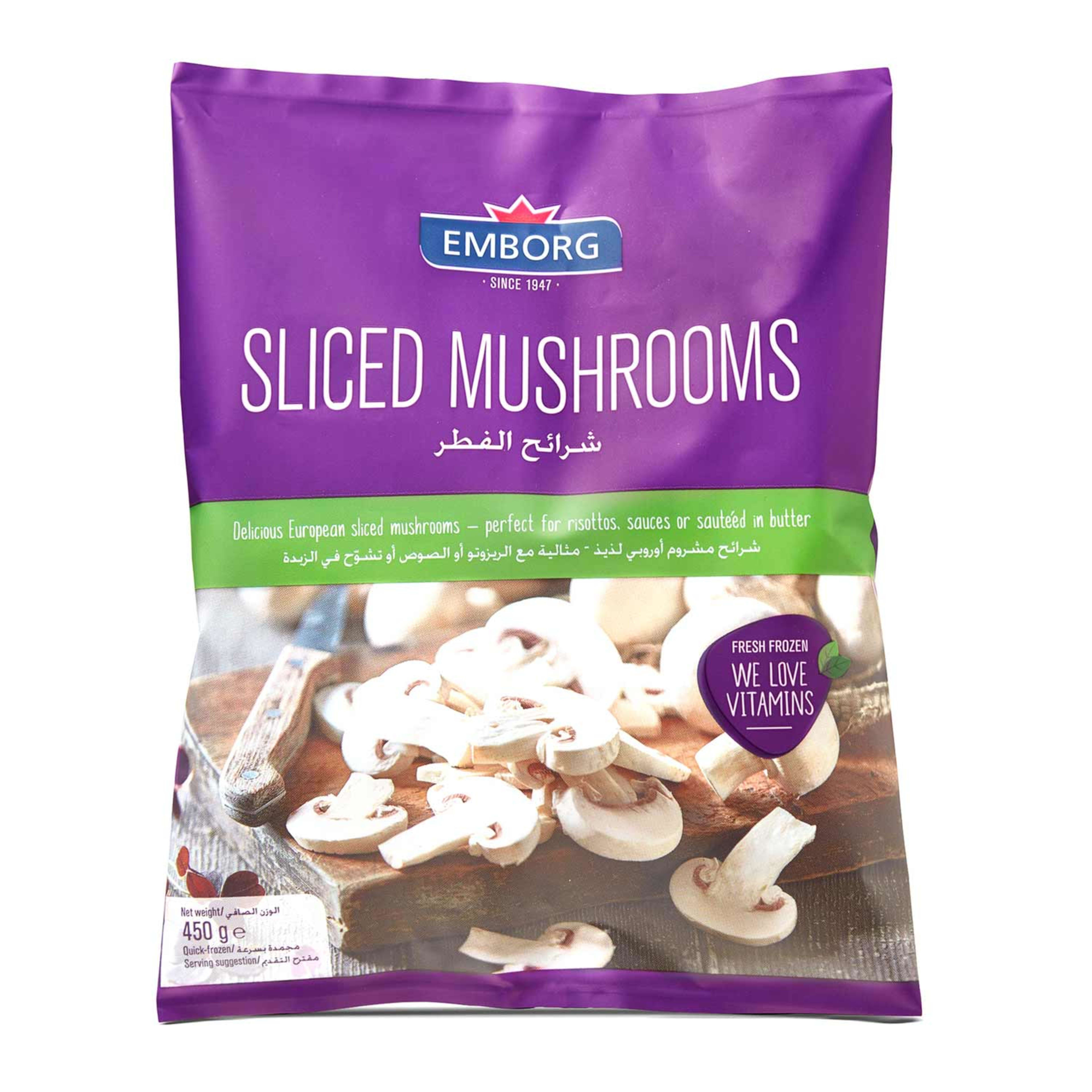 Emborg Sliced Mushrooms 450gm #fe167-0
