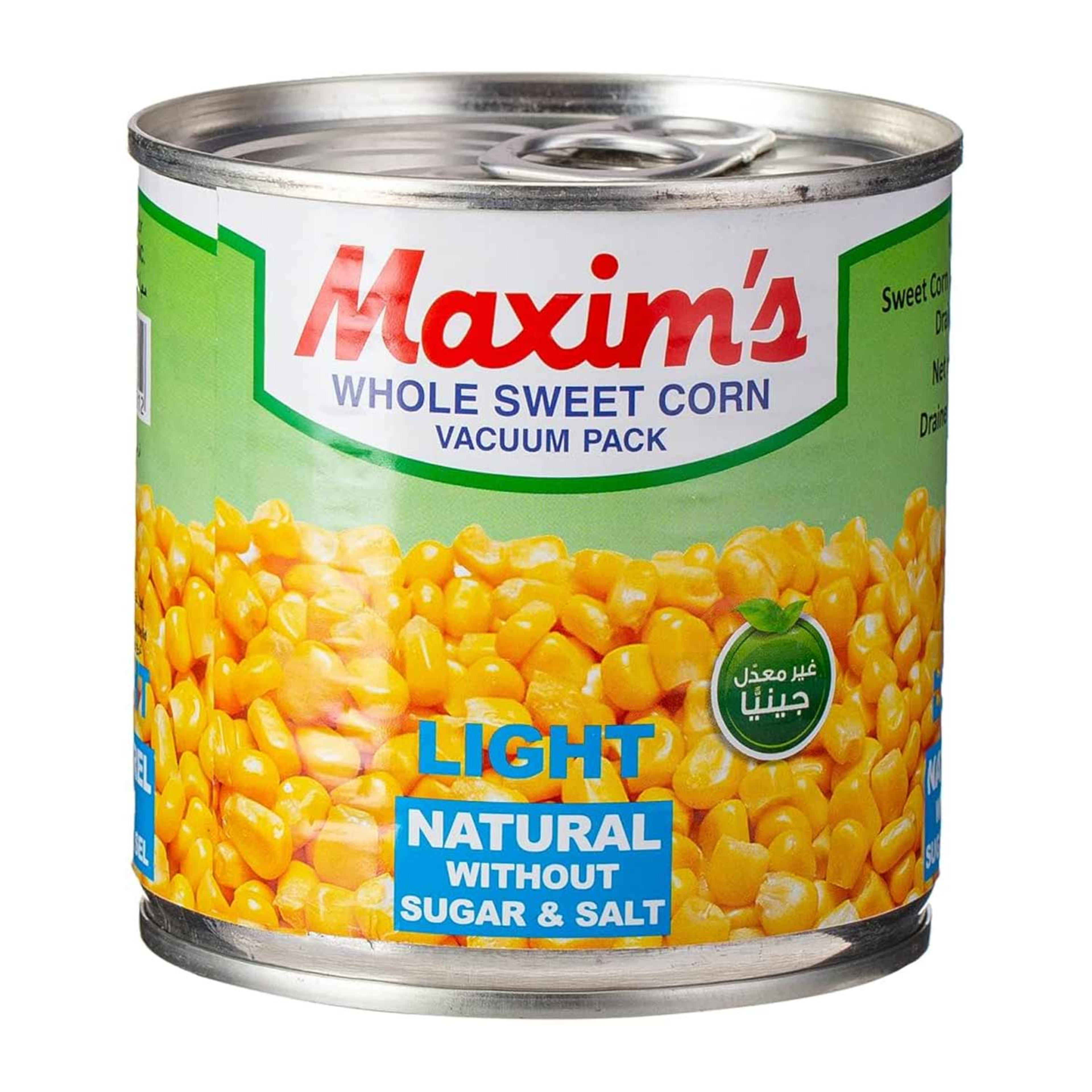 Maxim's Whole Sweet Corn Light 340gm