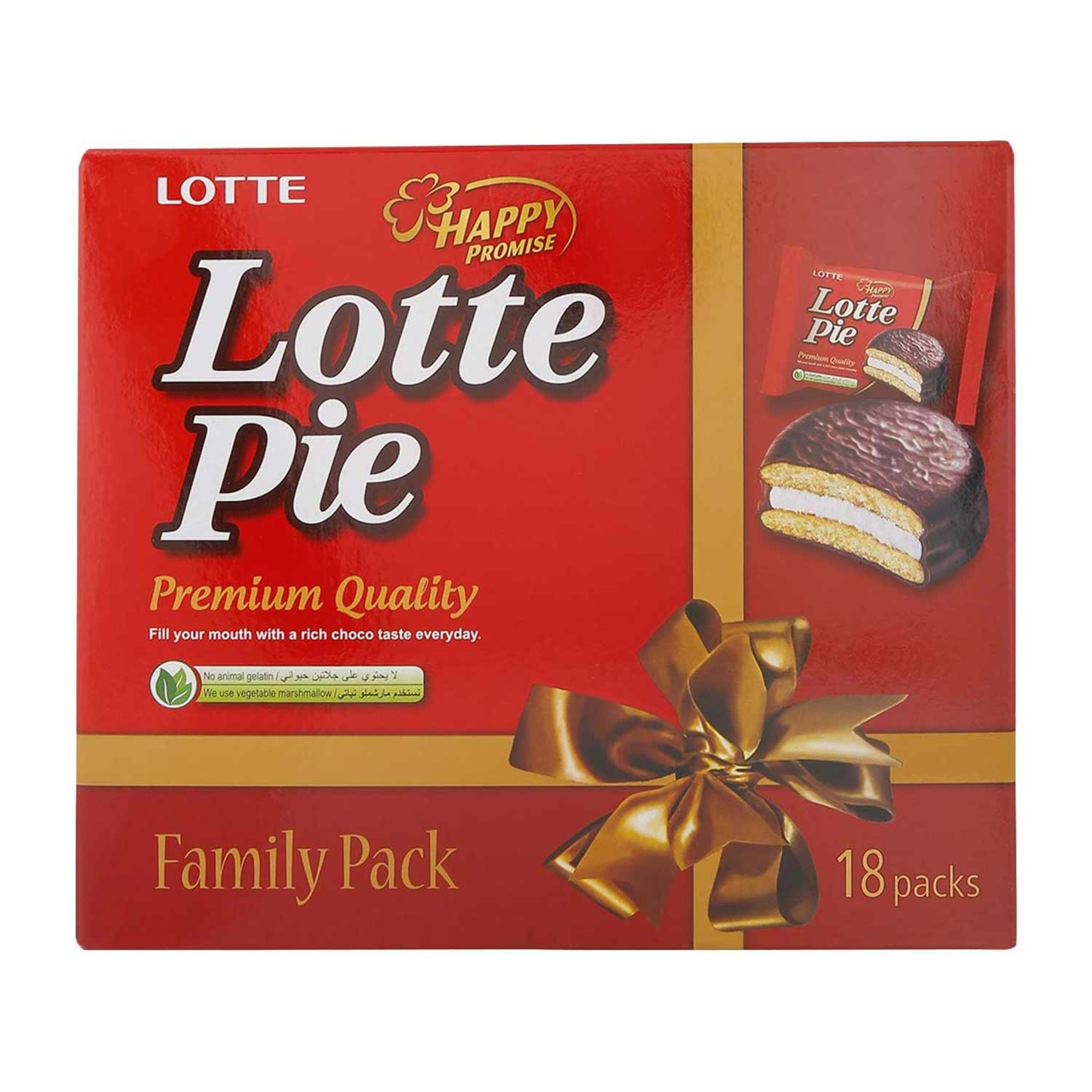 Lotte Happy Promise Lotte Pie 28gm X 18pcs