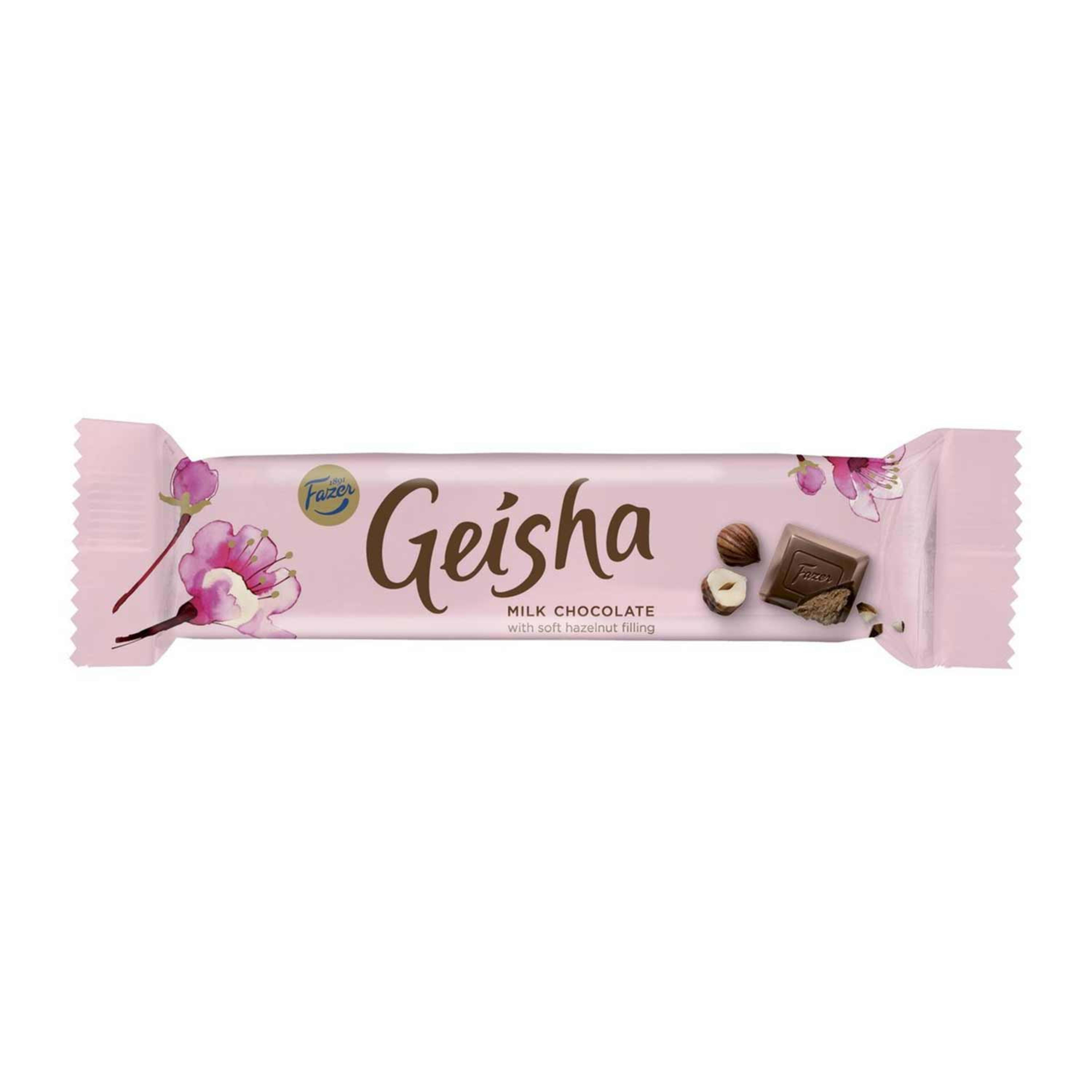 Fazer Geisha Milk Chocolate Bar with Hazelnut 37gm