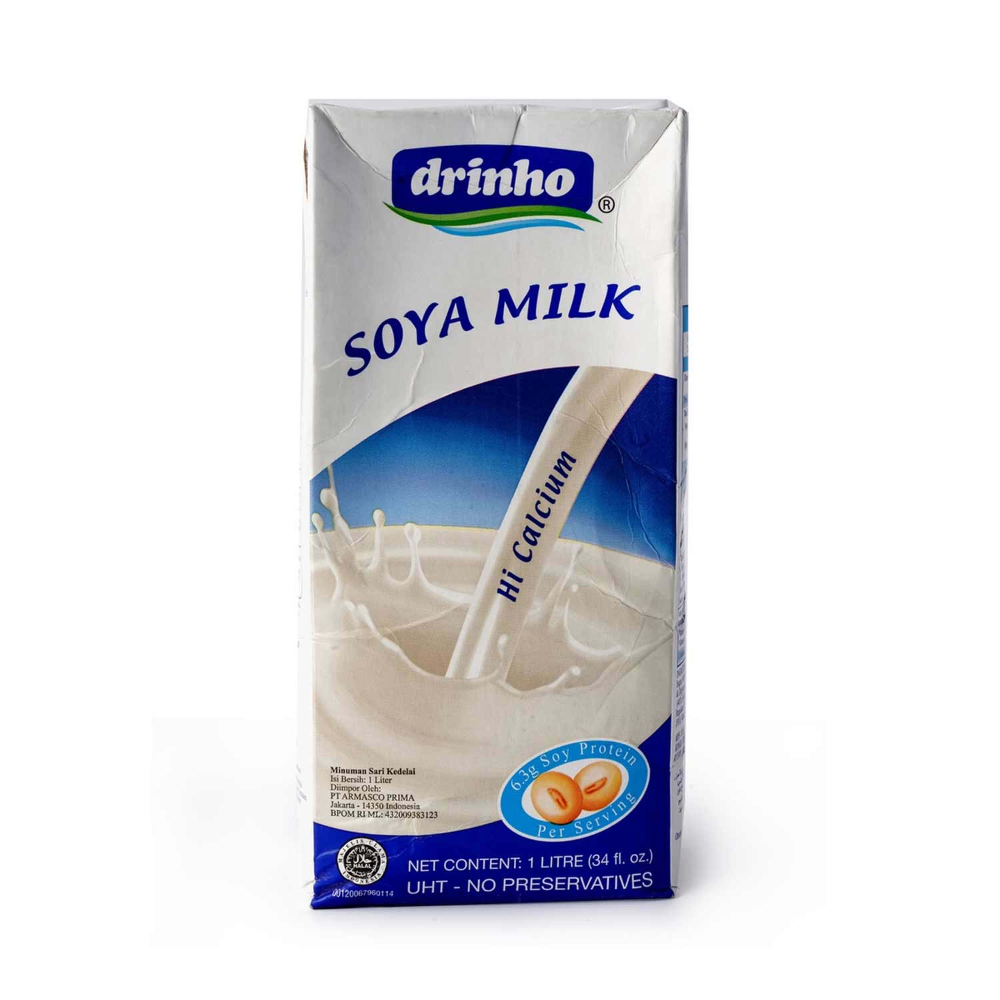 Drinho Hi Calcium Soya Milk 1ltr