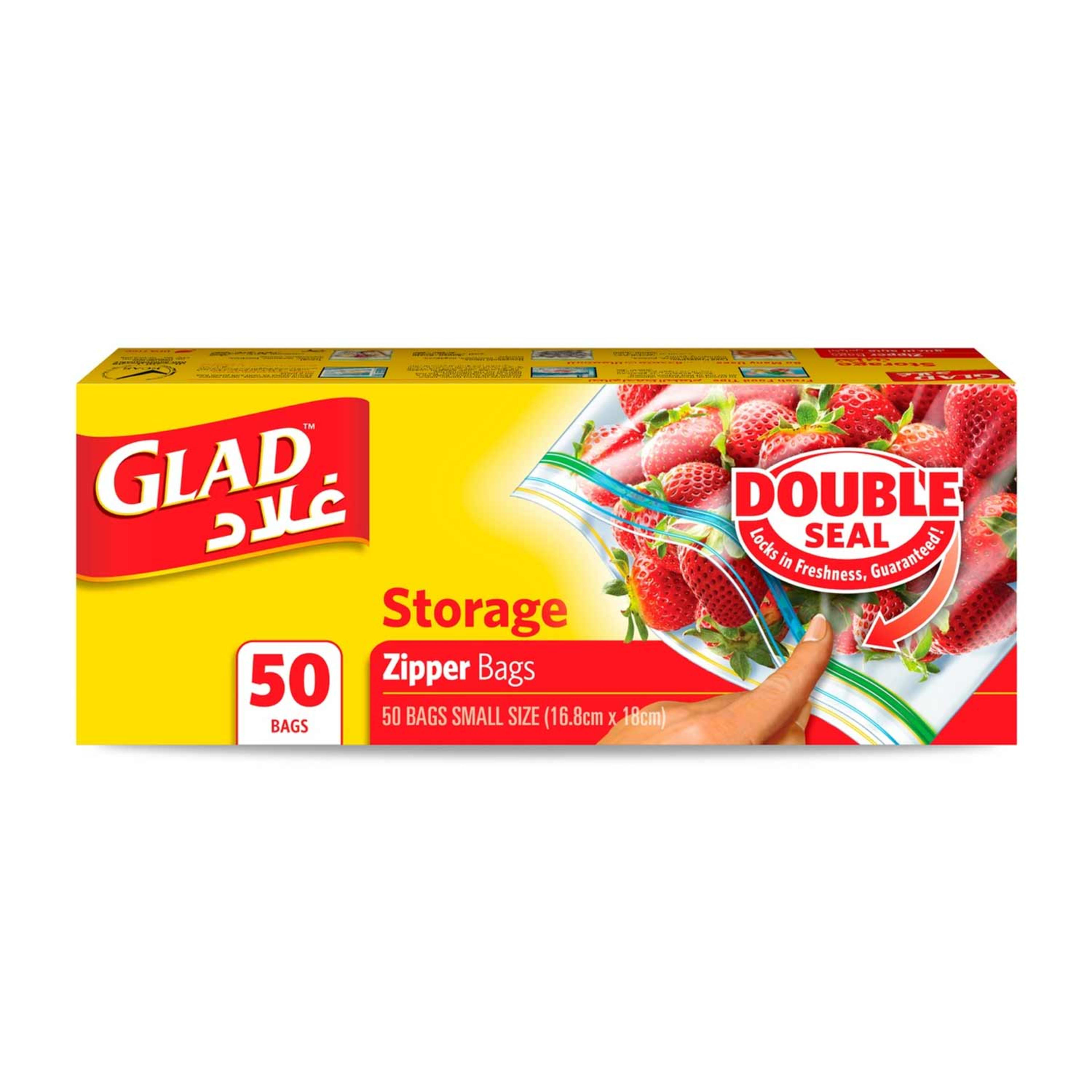 Glad Storage Zipper Bags 50's