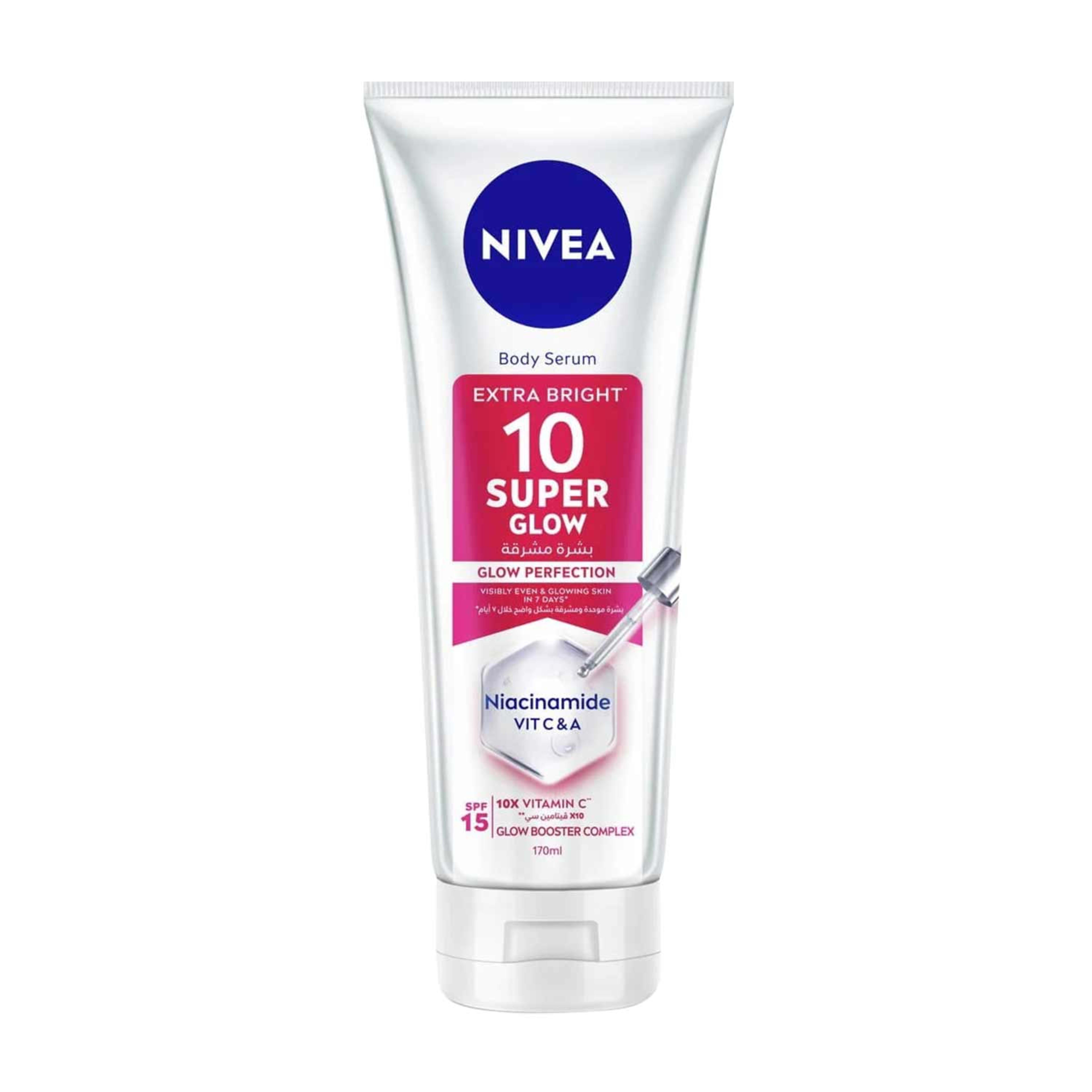 Nivea Extra Bright 10 Super Glow Body 170ml