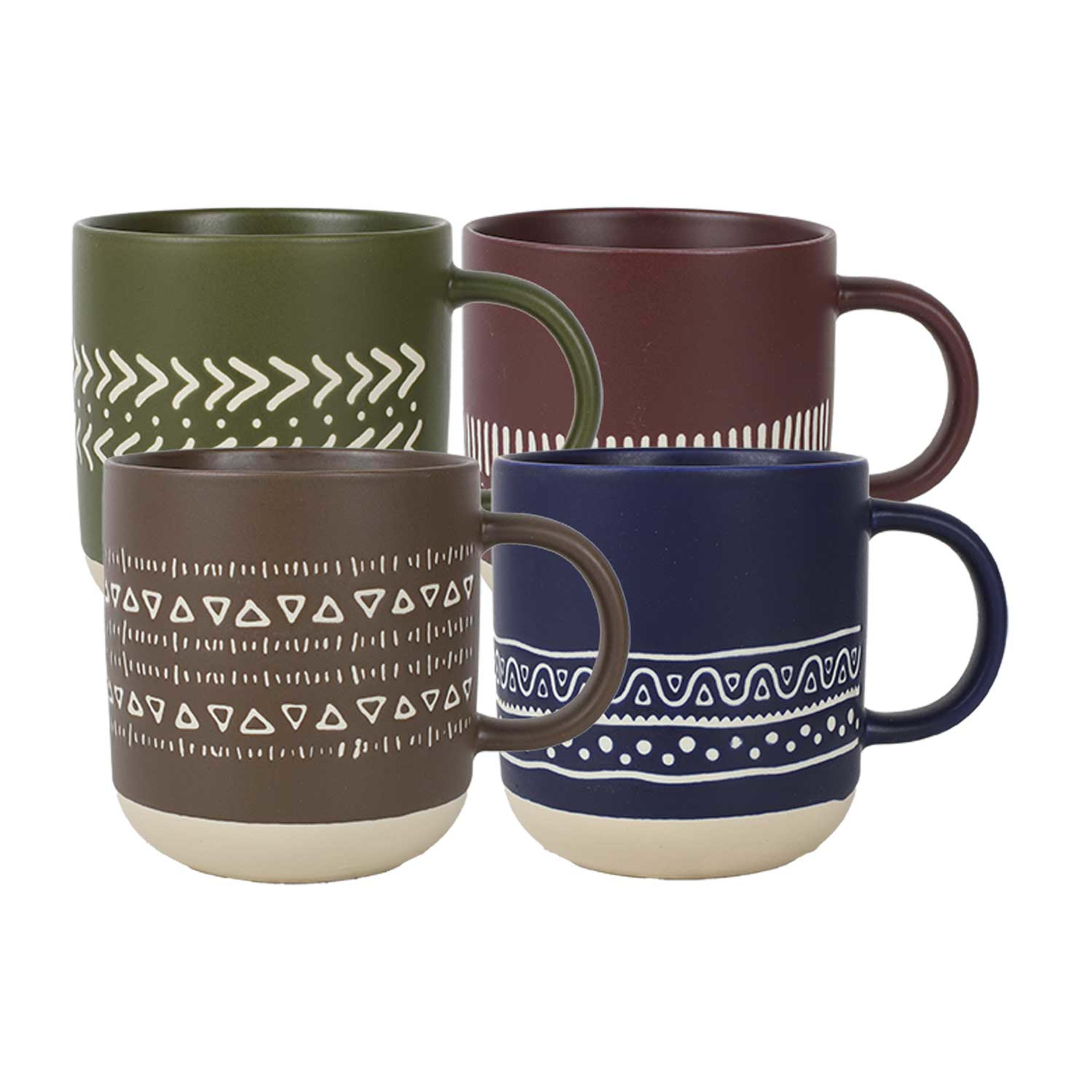 Saida Ceramic Cup Set of 4 124-10