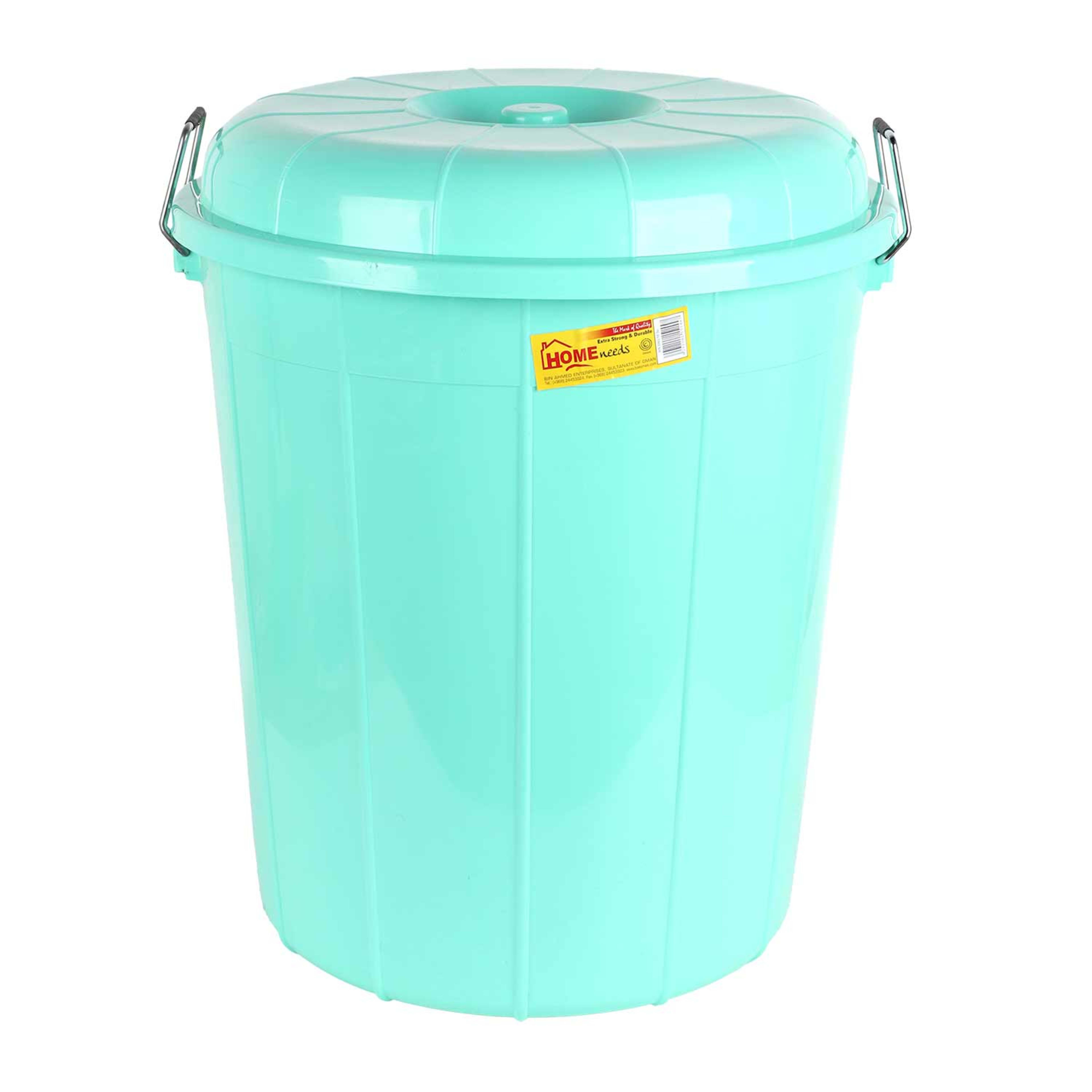 Home Needs Plastic Drum W/lid 50l #d50