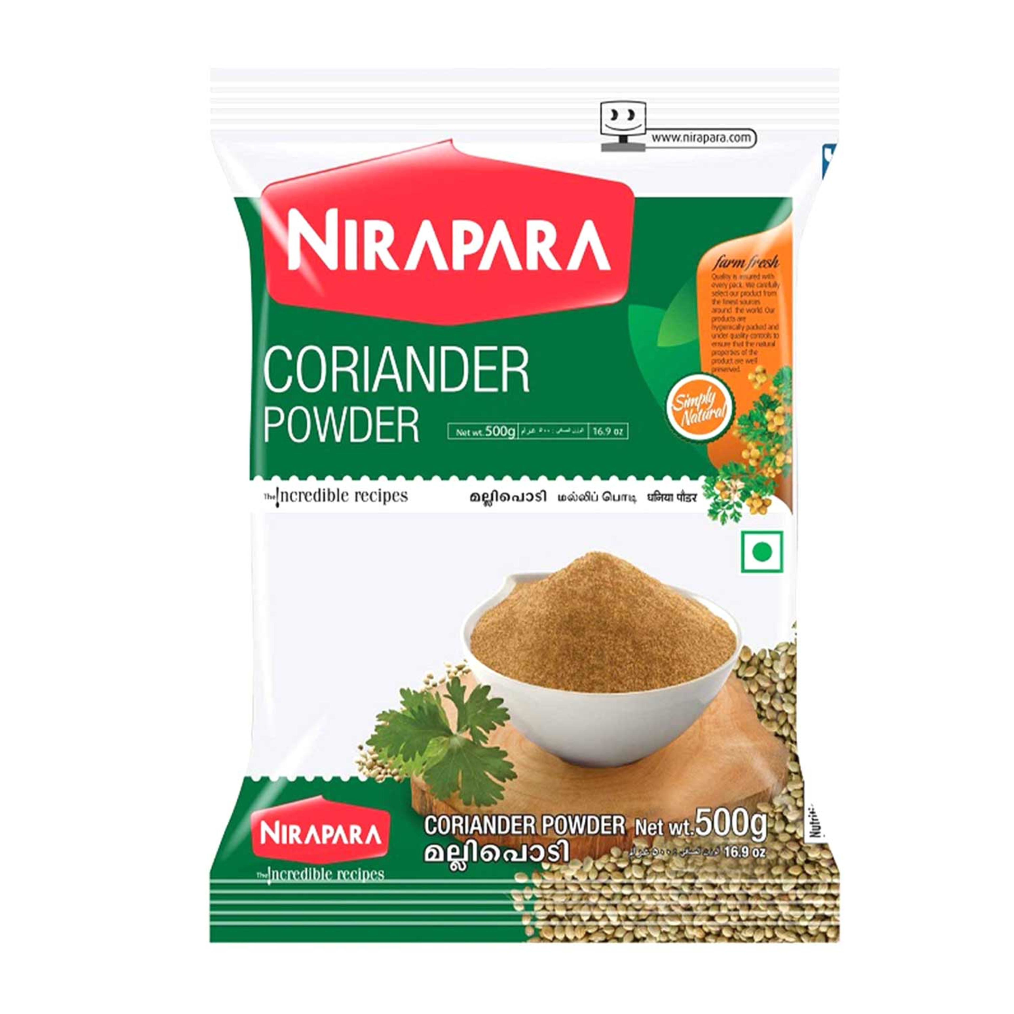 Nirapara Silky Coriander Powder Economy 500gm