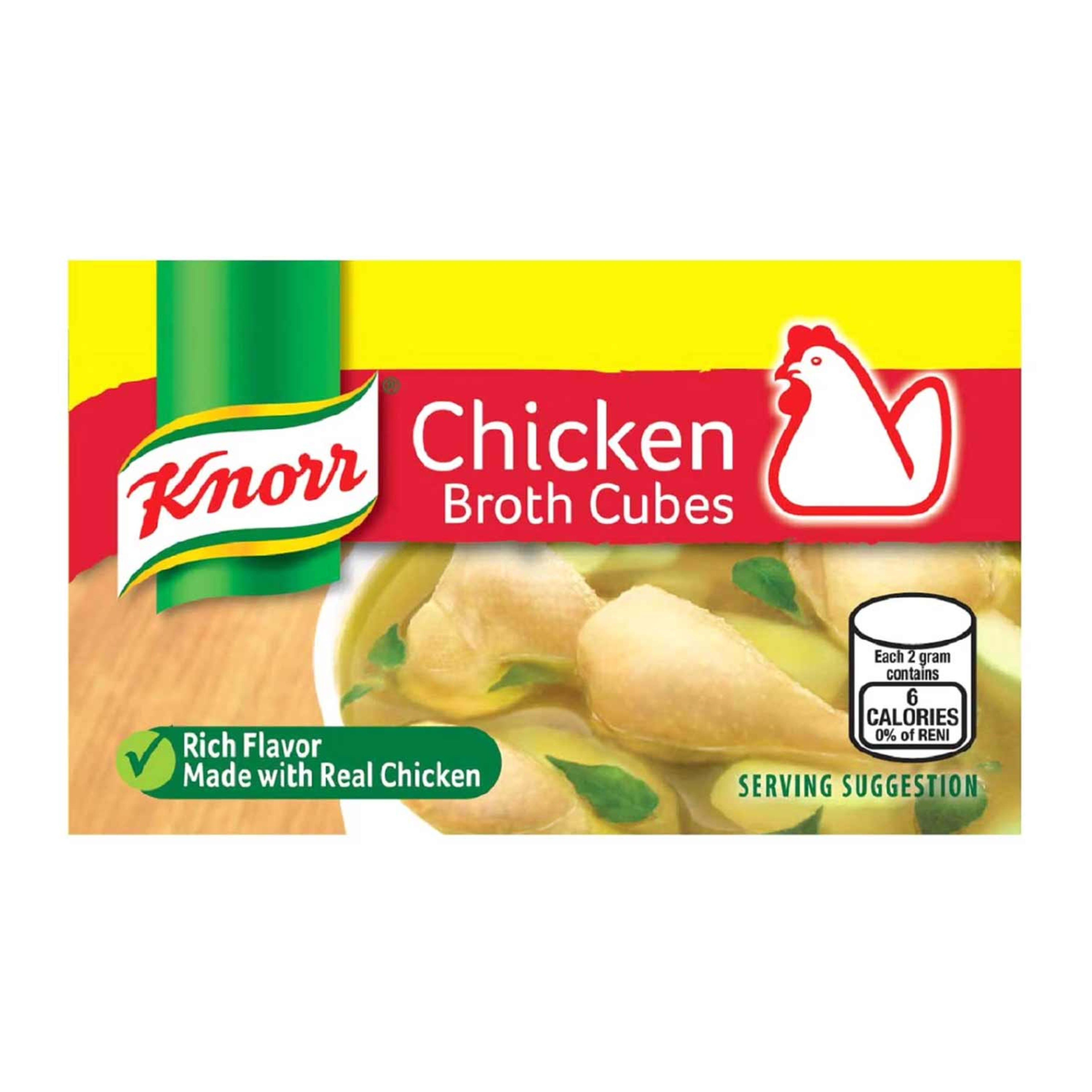 Knorr Chicken Broth Cubes 6's 60gm