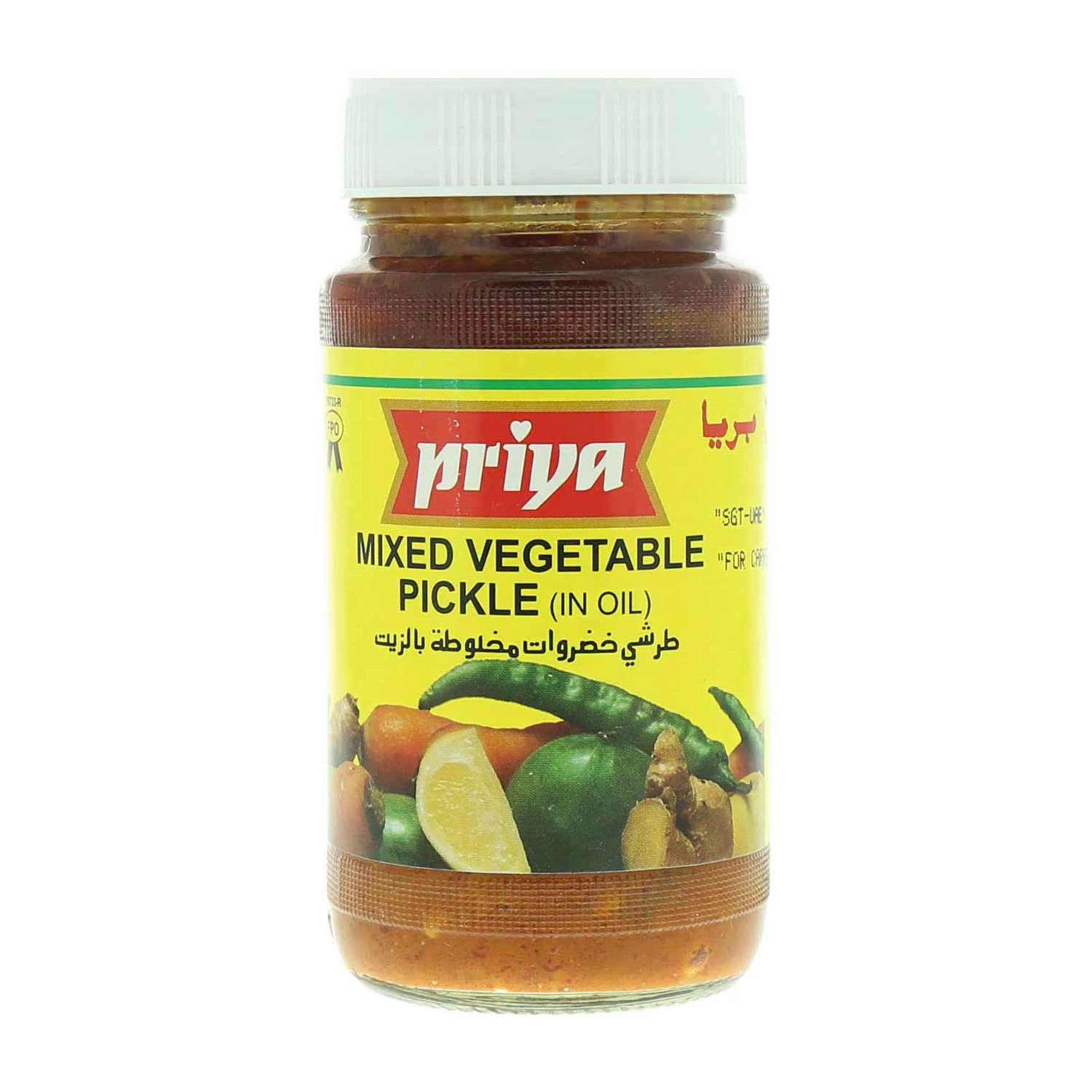 Priya Mixed Vegetable Pickle in Oil 300gm